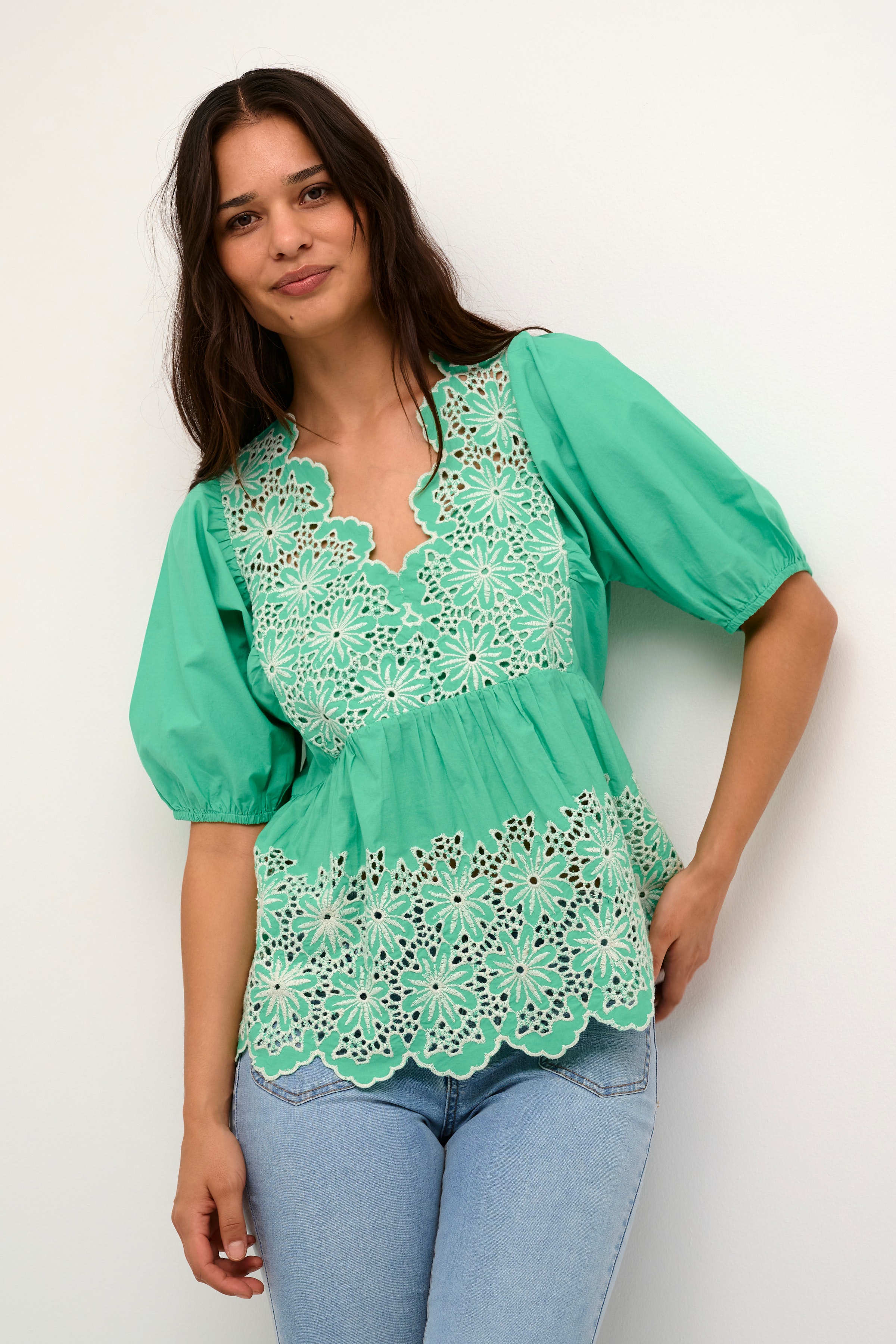 CUvalda Blouse with embroidery LOOKBOOK DETAIL 50109592-105947