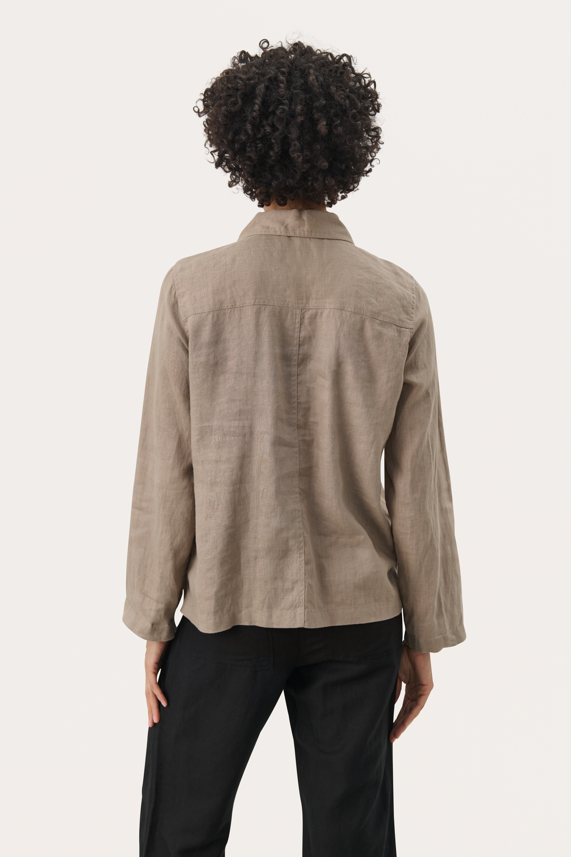 ElnoraPW Linen Blazer LOOKBOOK BACK 30309560-171311