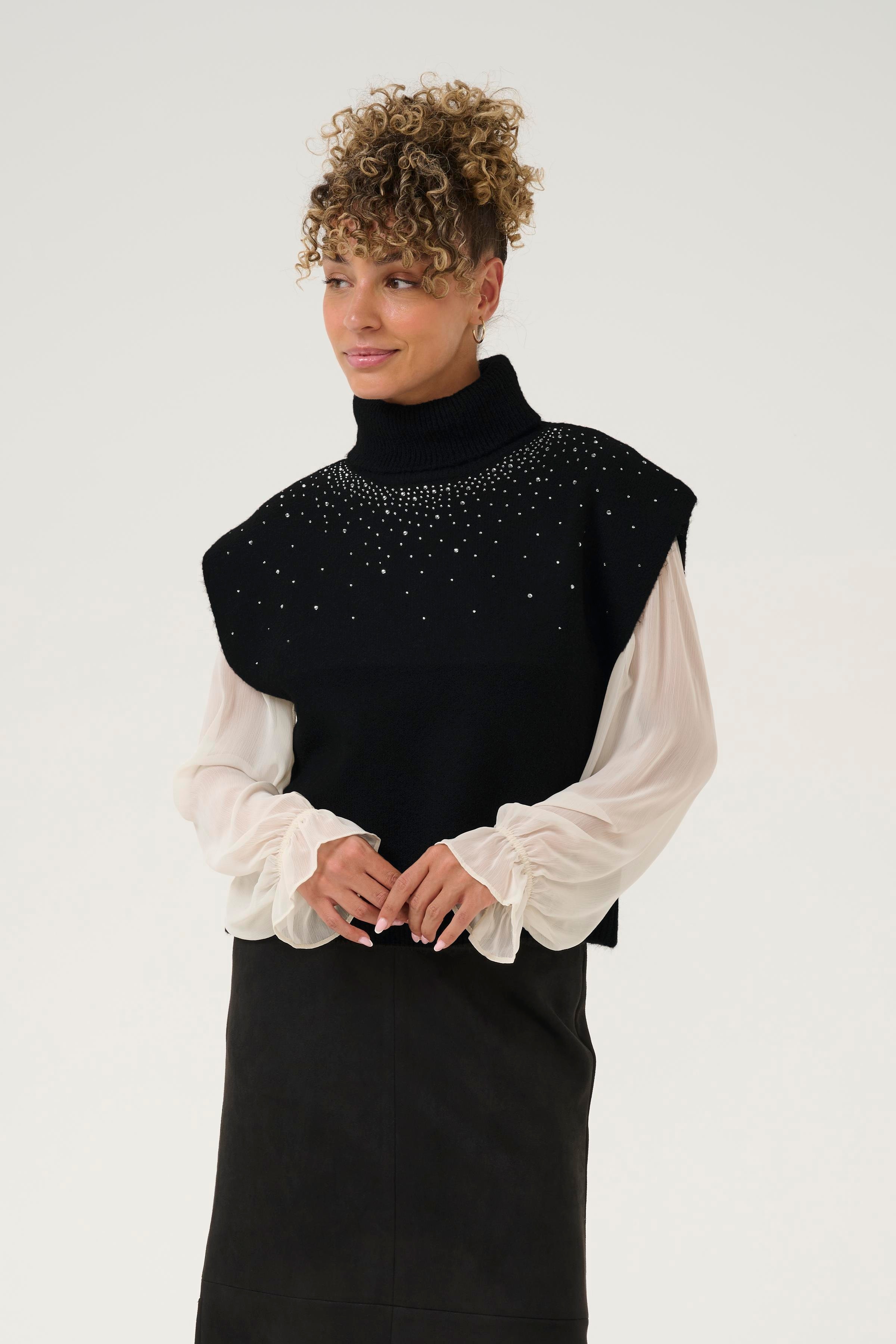 CRGift Strik vest LOOKBOOK FRONT 10614457-100120