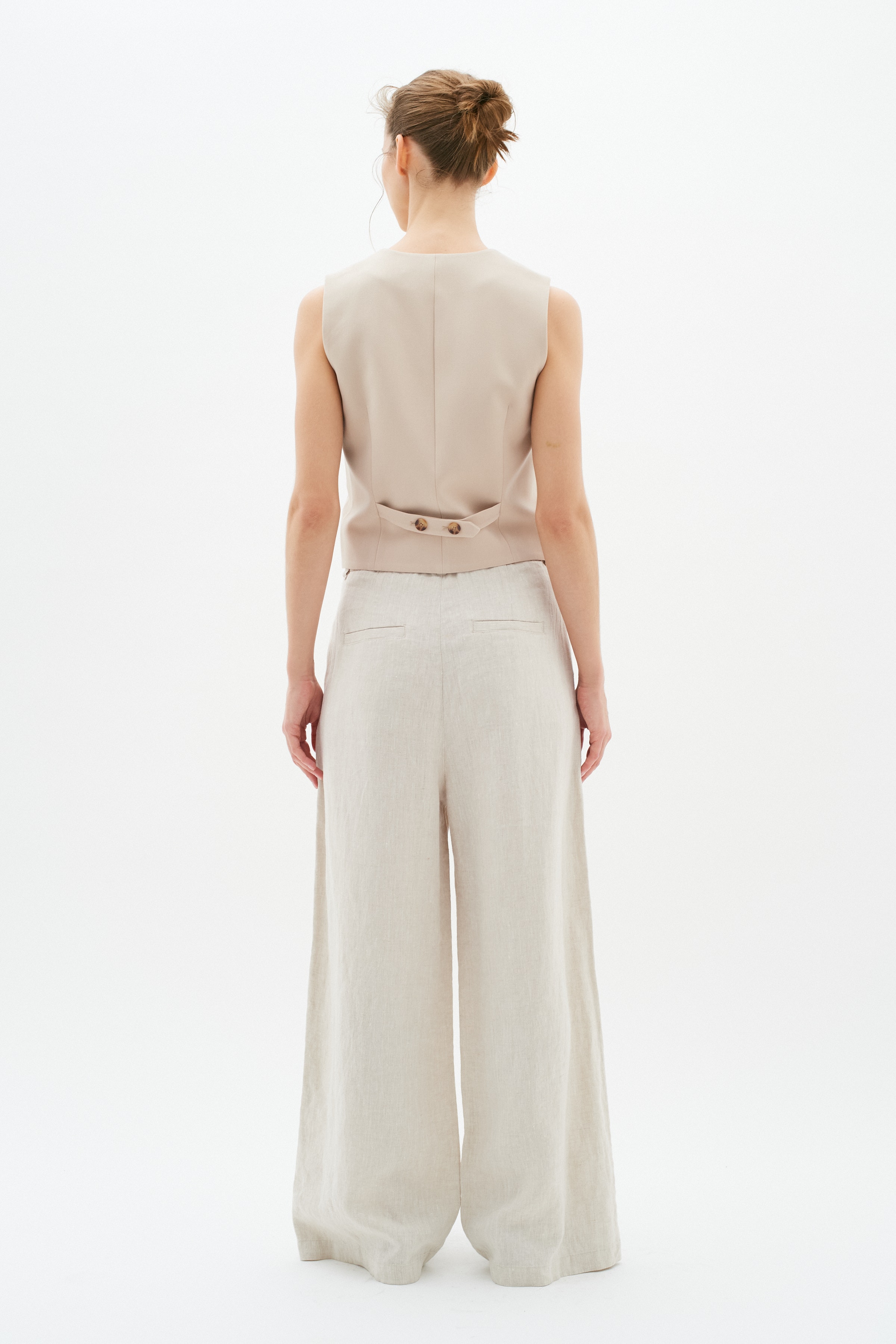 PegIW Linen Trousers LOOKBOOK BACK 30109179-1304031