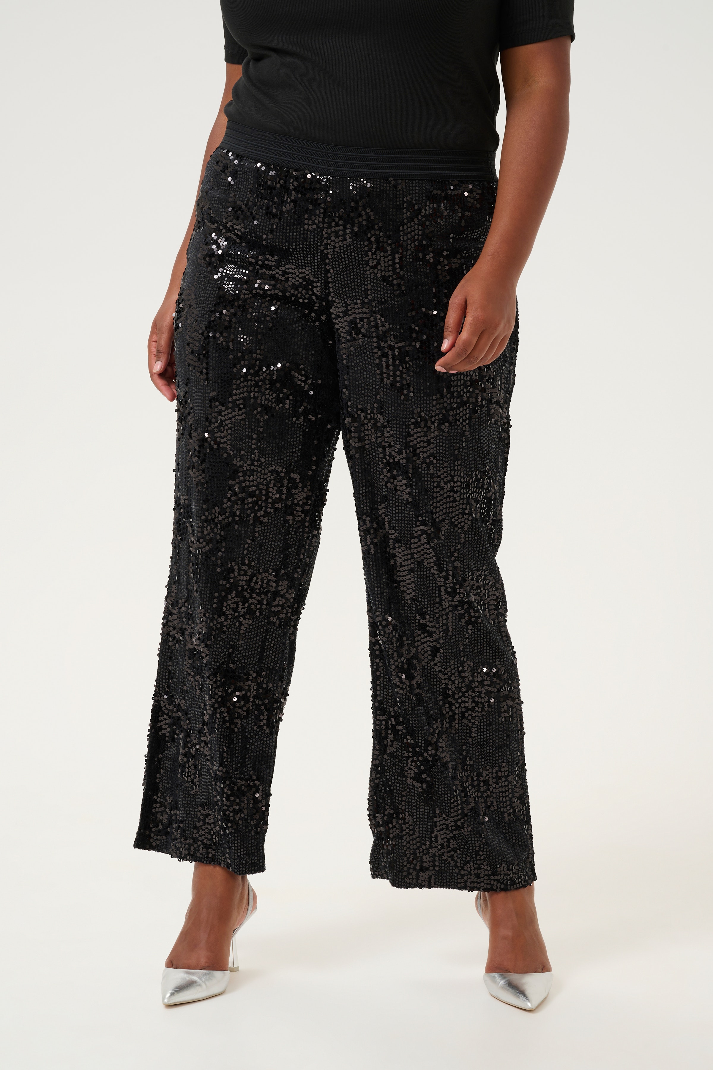 KCnicoleen Pantalon à Paillettes LOOKBOOK FRONT 10582726-100121