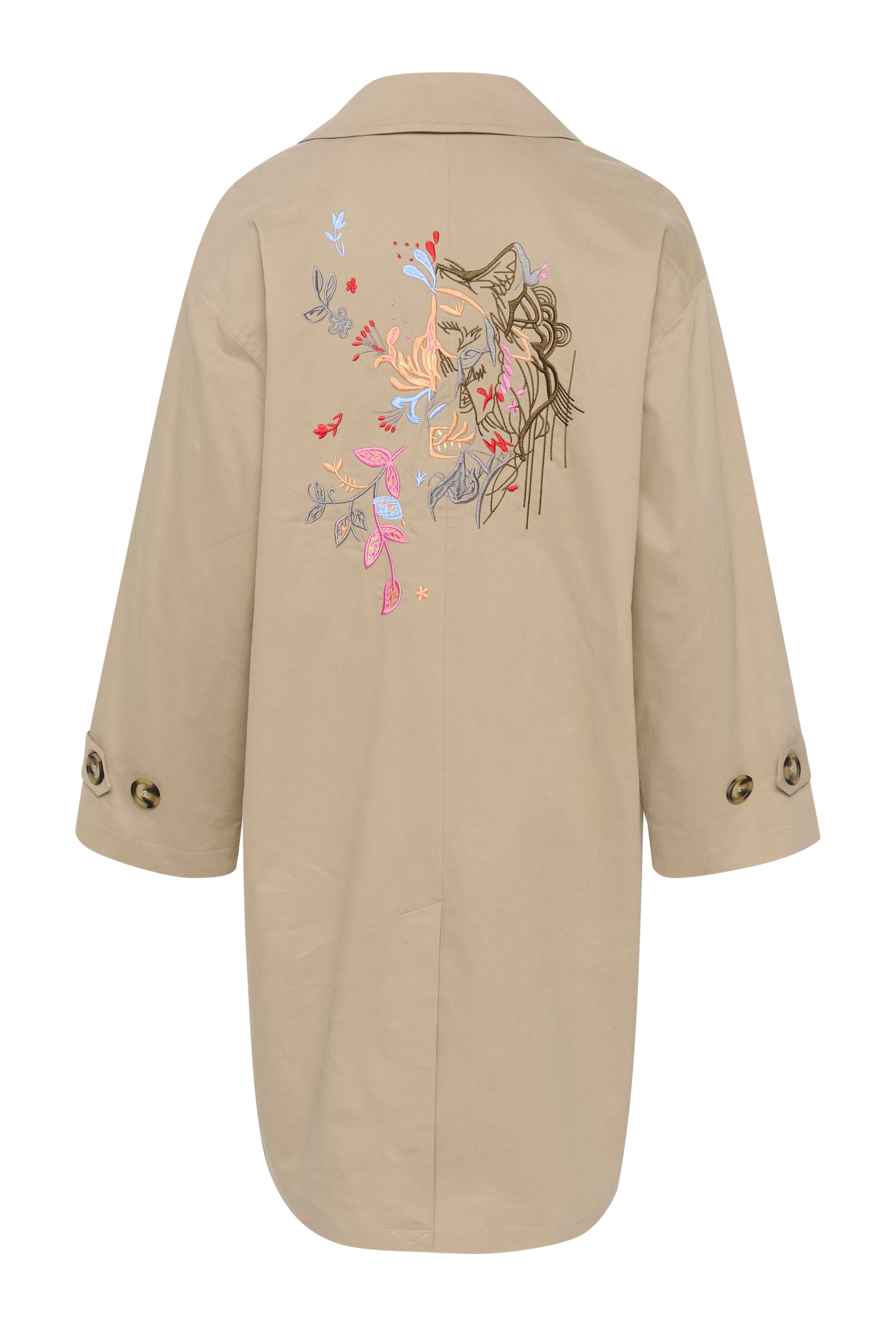 CUaugustina Trenchcoat with embroidery PACK BACK 50110718-171009