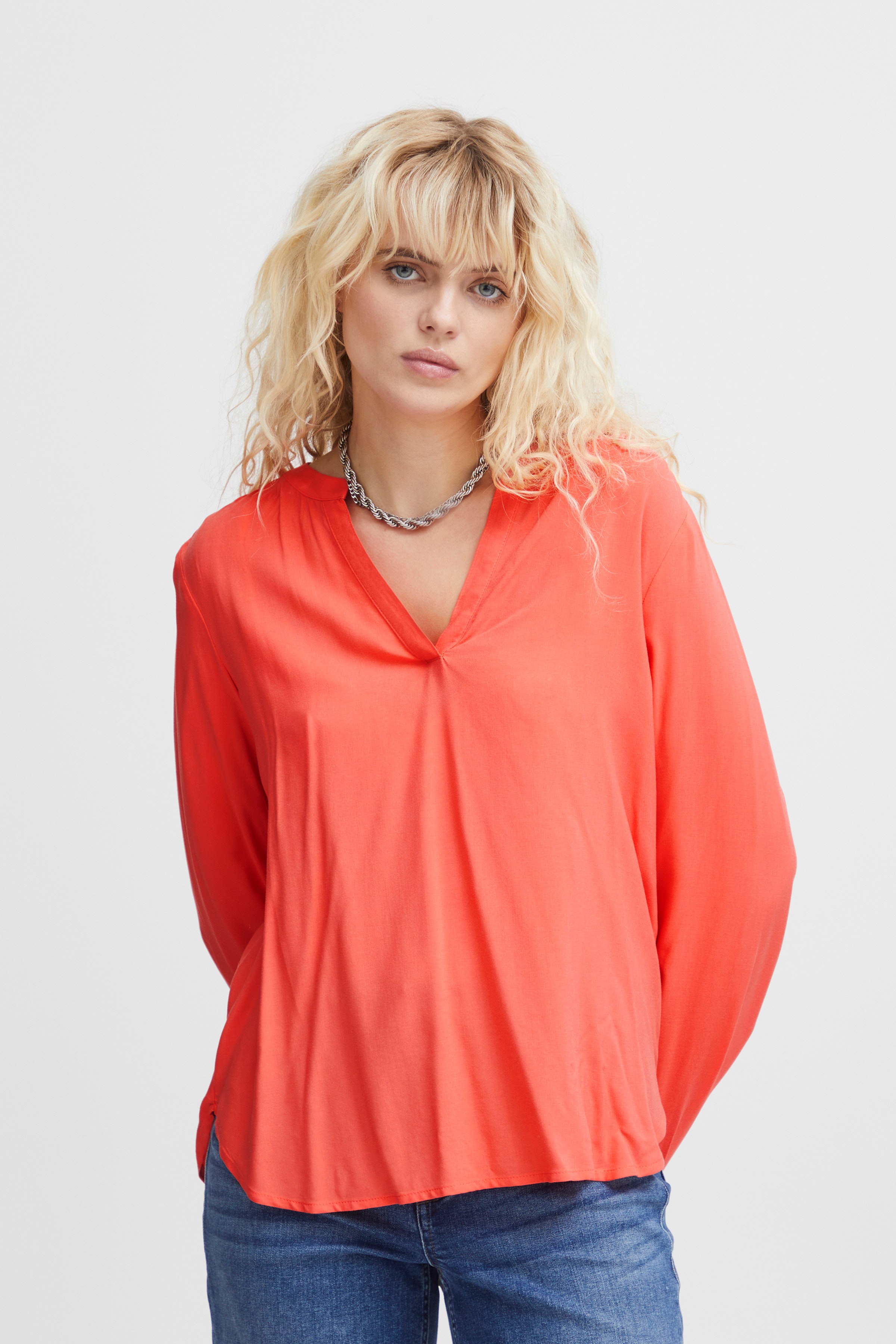 IHMAIN Bluse LOOKBOOK FRONT 20114753-171656