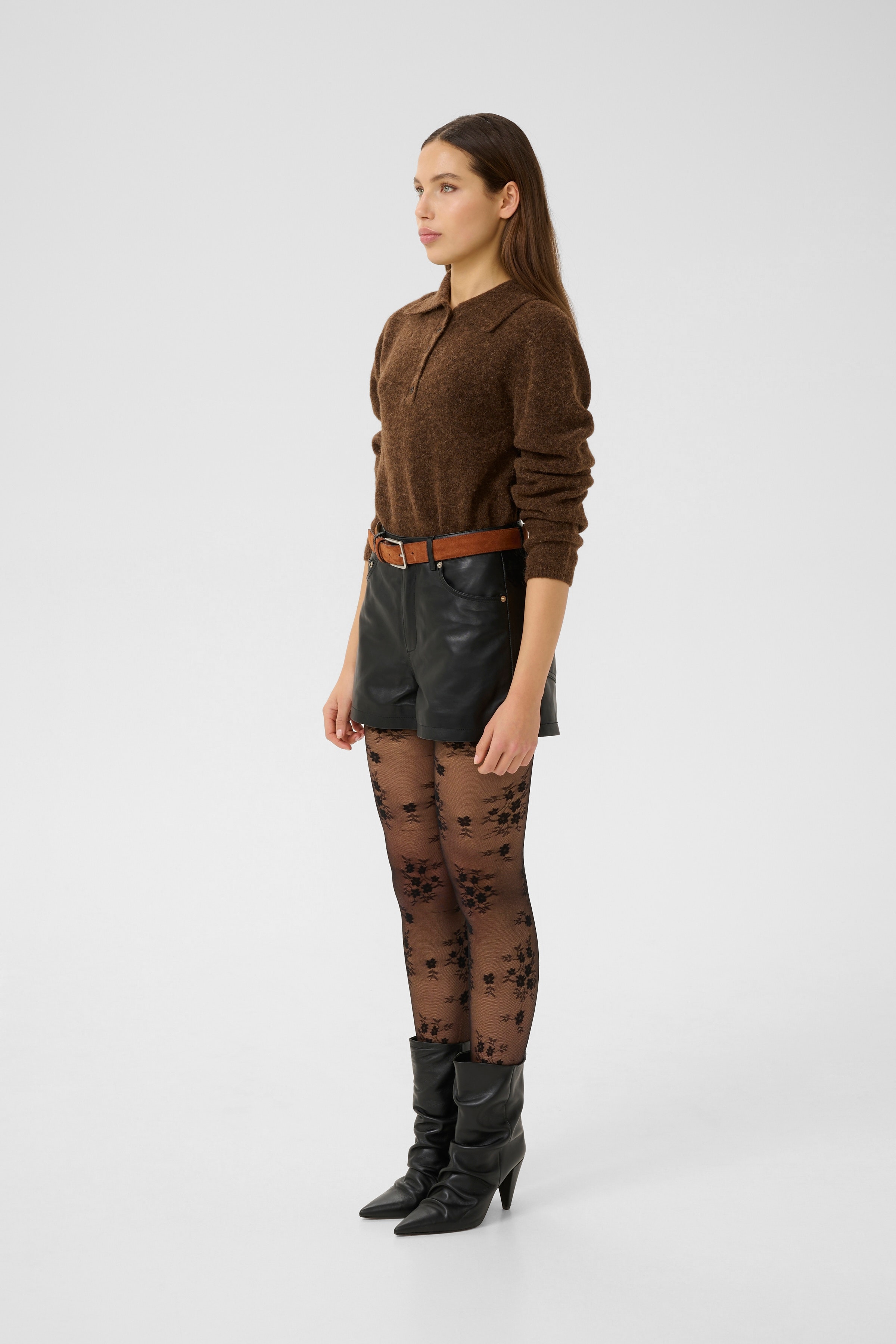 GZmarlie Ledershorts LOOKBOOK FRONT 10910554-100017