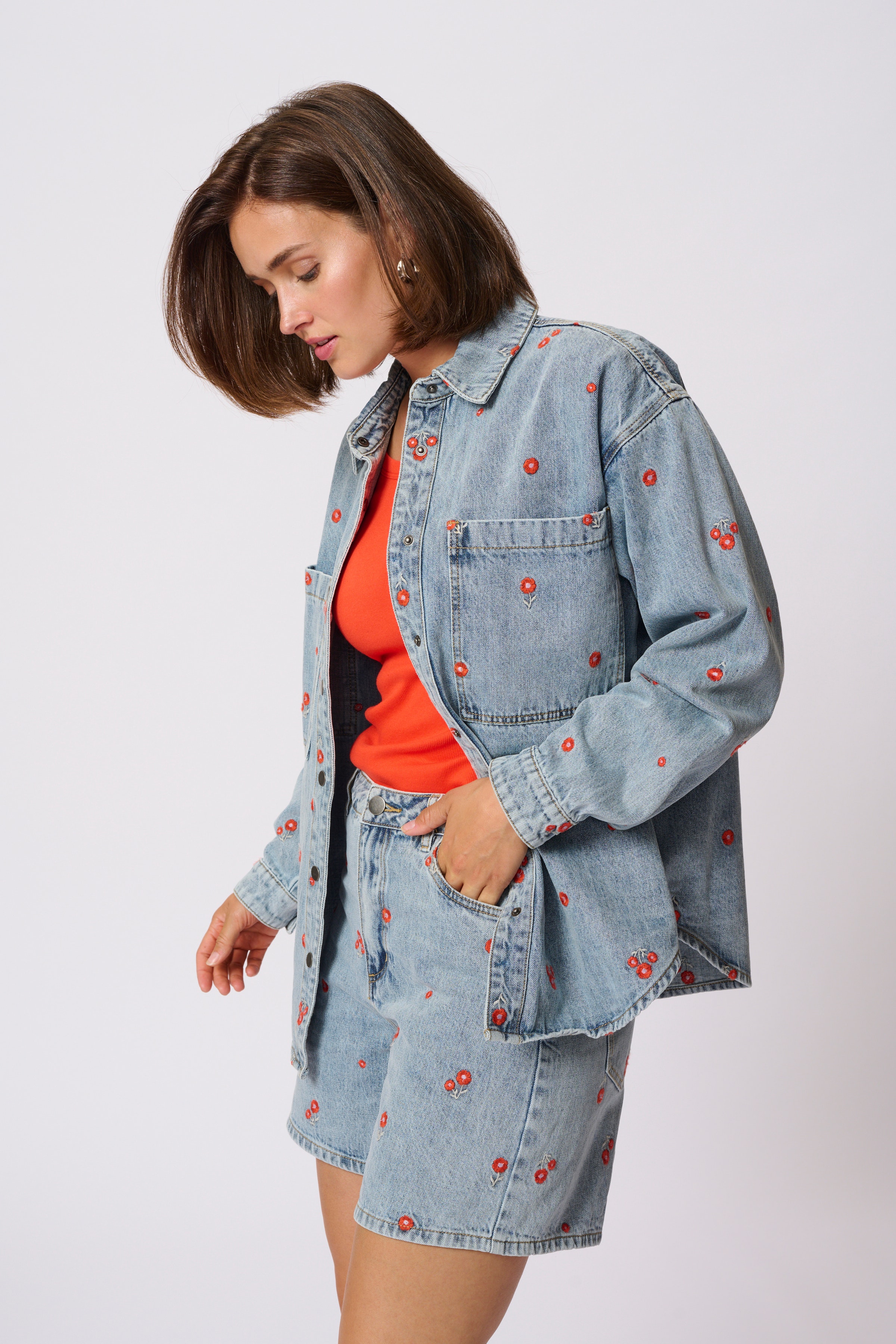 KAbabeth Denimjakke LOOKBOOK FRONT 10507500-107727