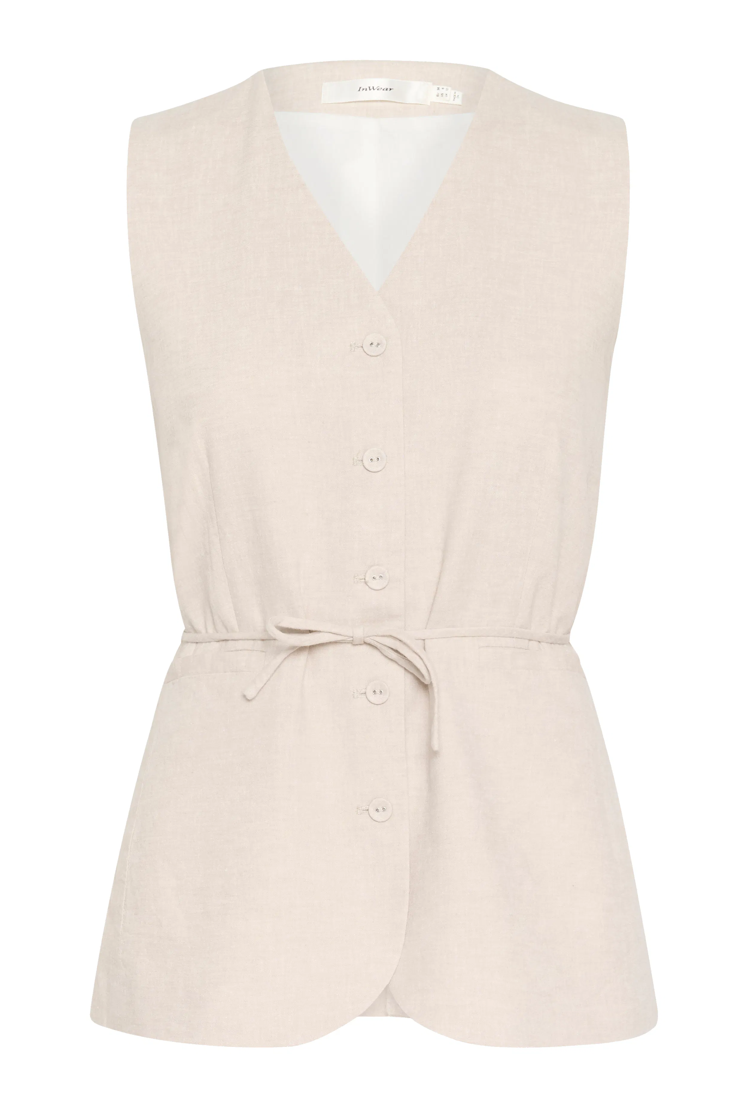 FaridaIW Leinen Weste PACK FRONT 30110439-1304031