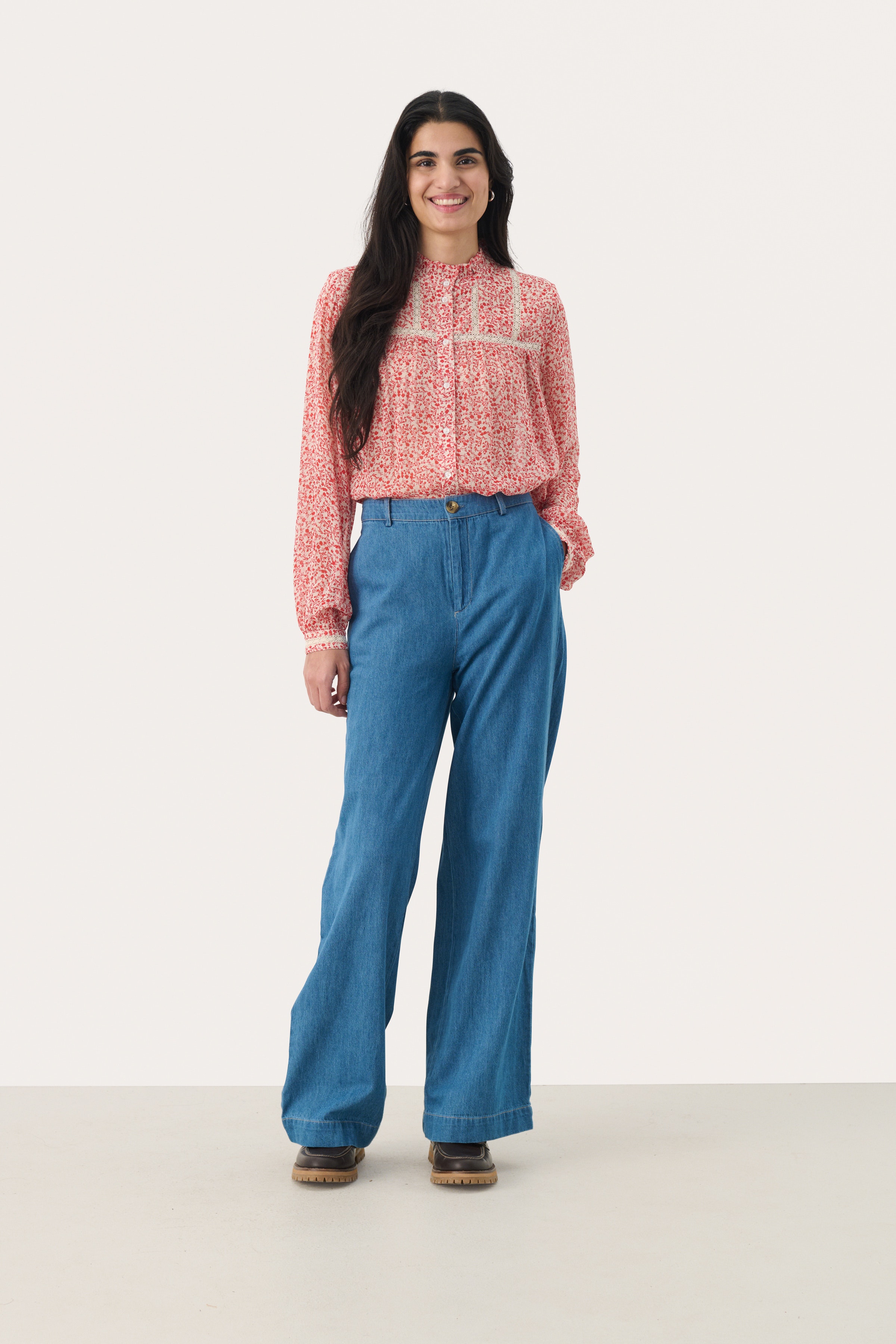 CoraliePW Denim Trousers LOOKBOOK FRONT 30309687-300145