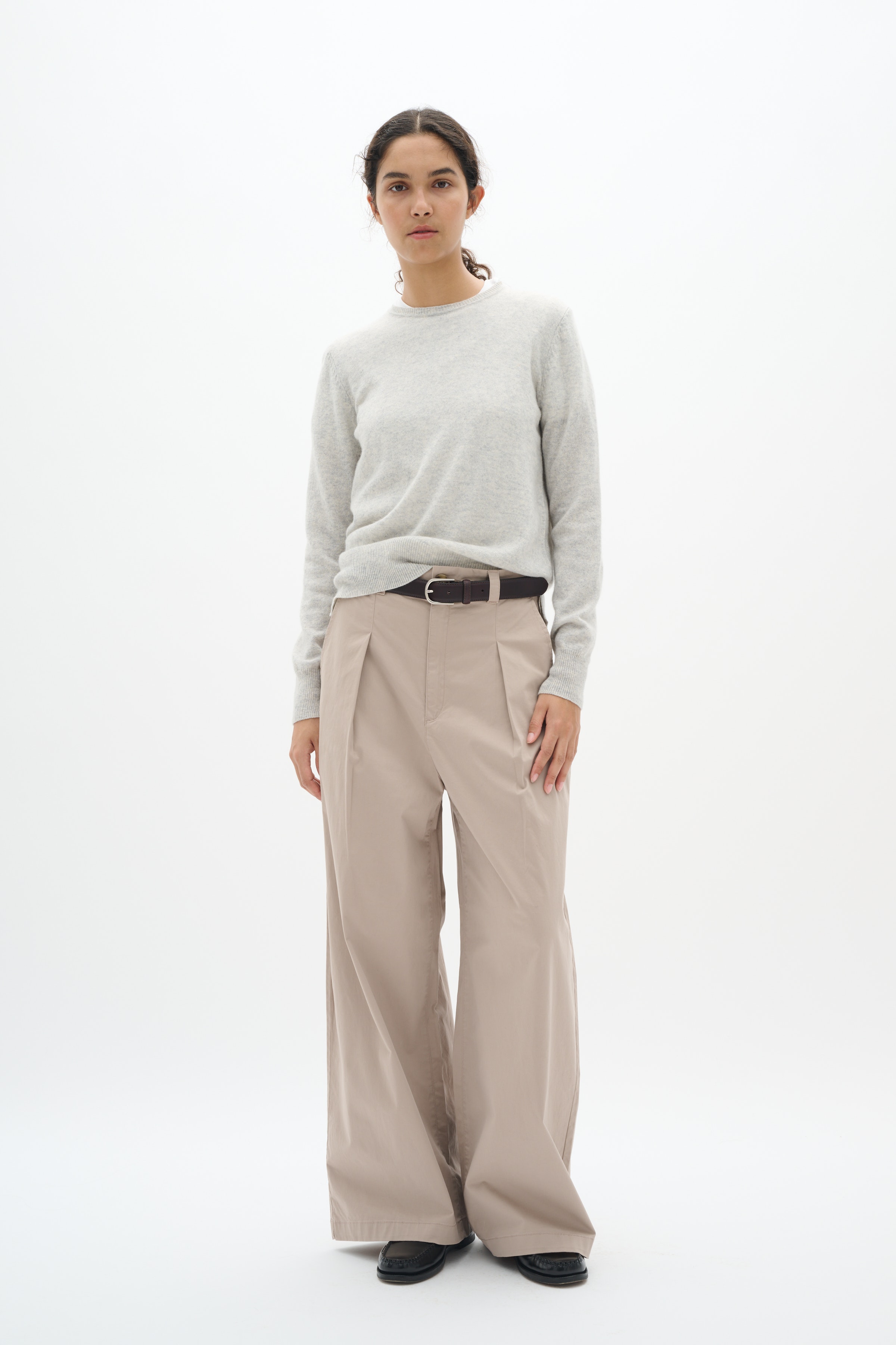 PosyIW Wide Trousers LOOKBOOK FRONT 30109167-151506