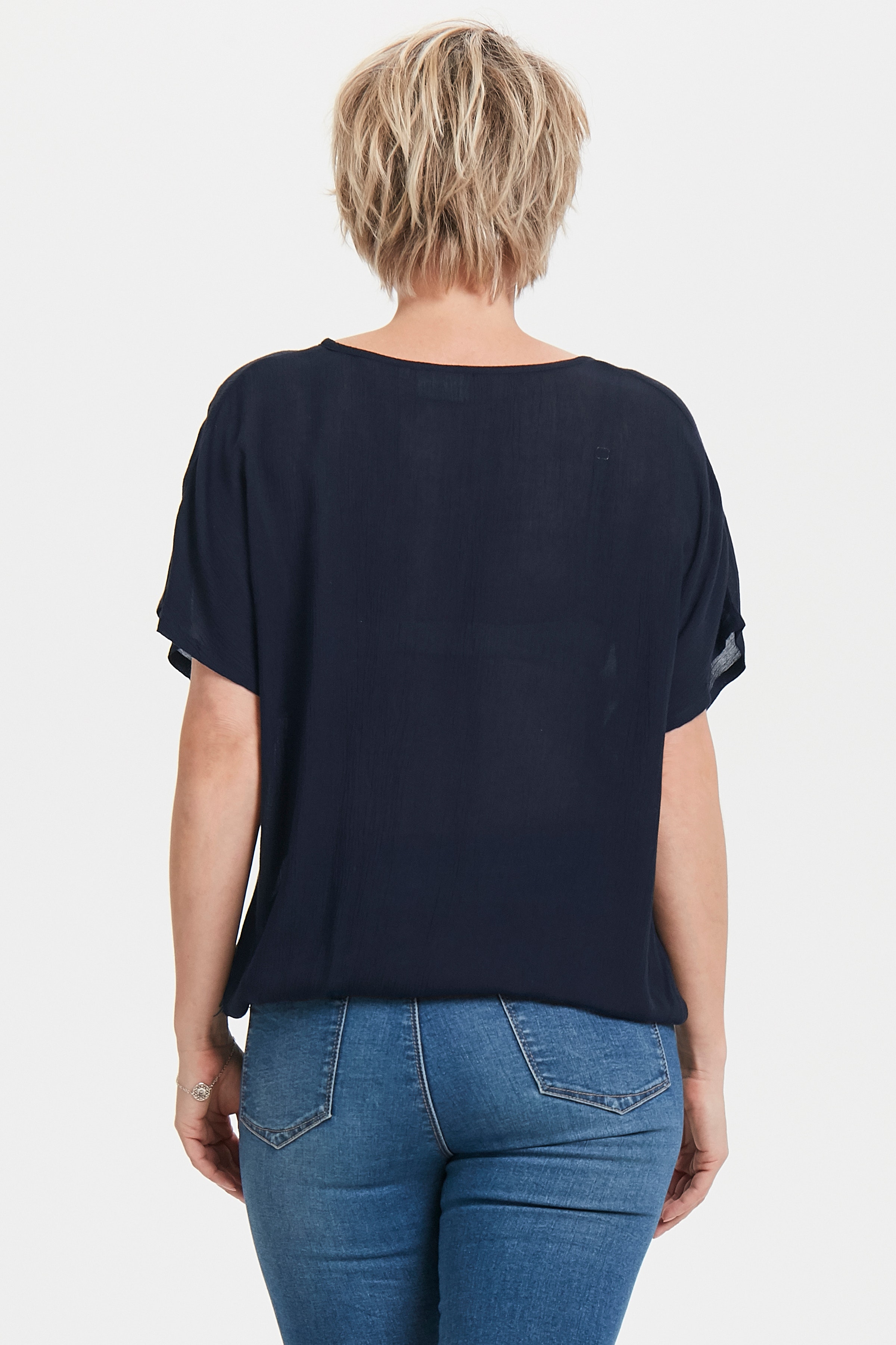 Kortærmet bluse LOOKBOOK BACK 10500781-52737
