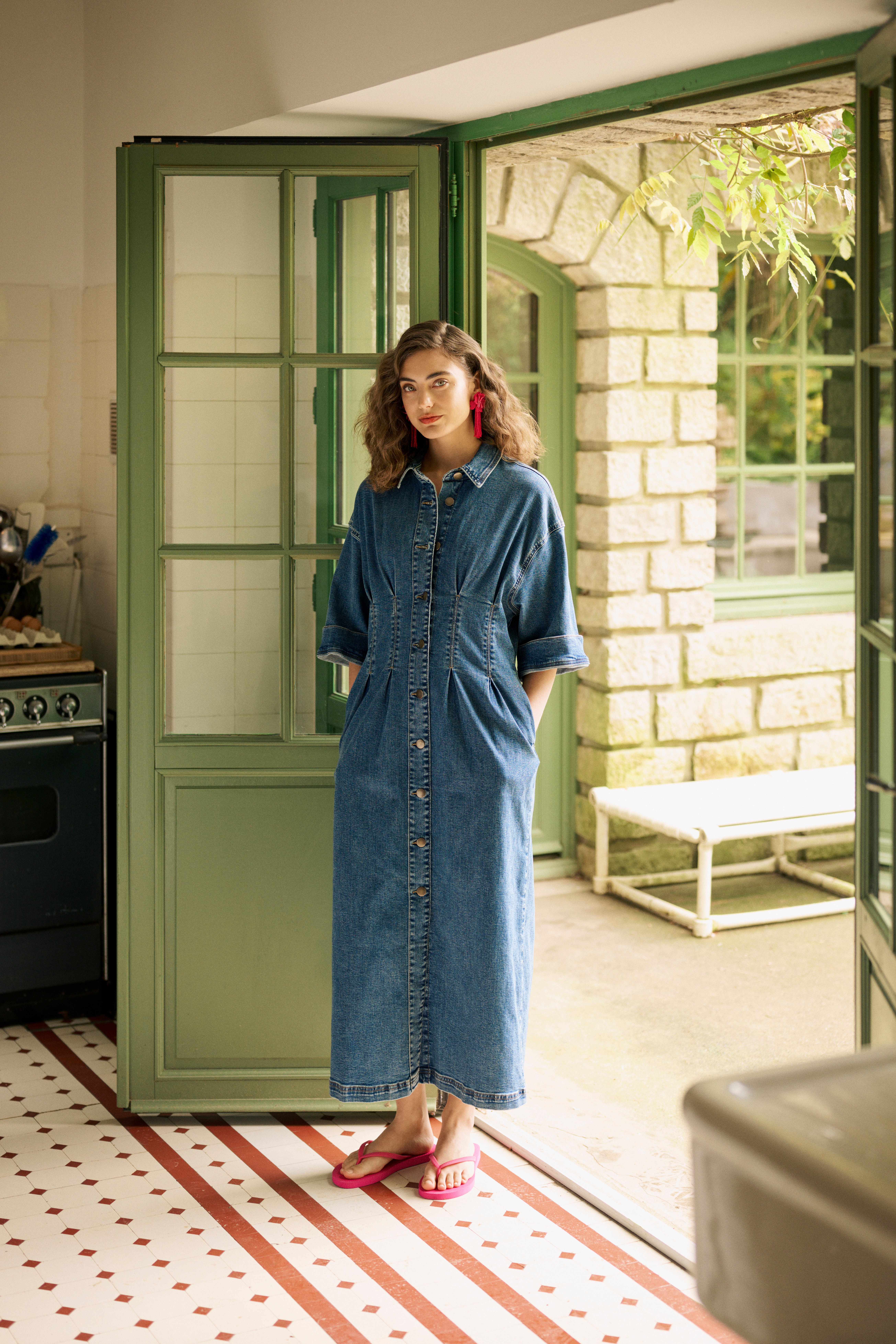 CUcyrine Denimkjole LOCATION NONE 50111986-107026