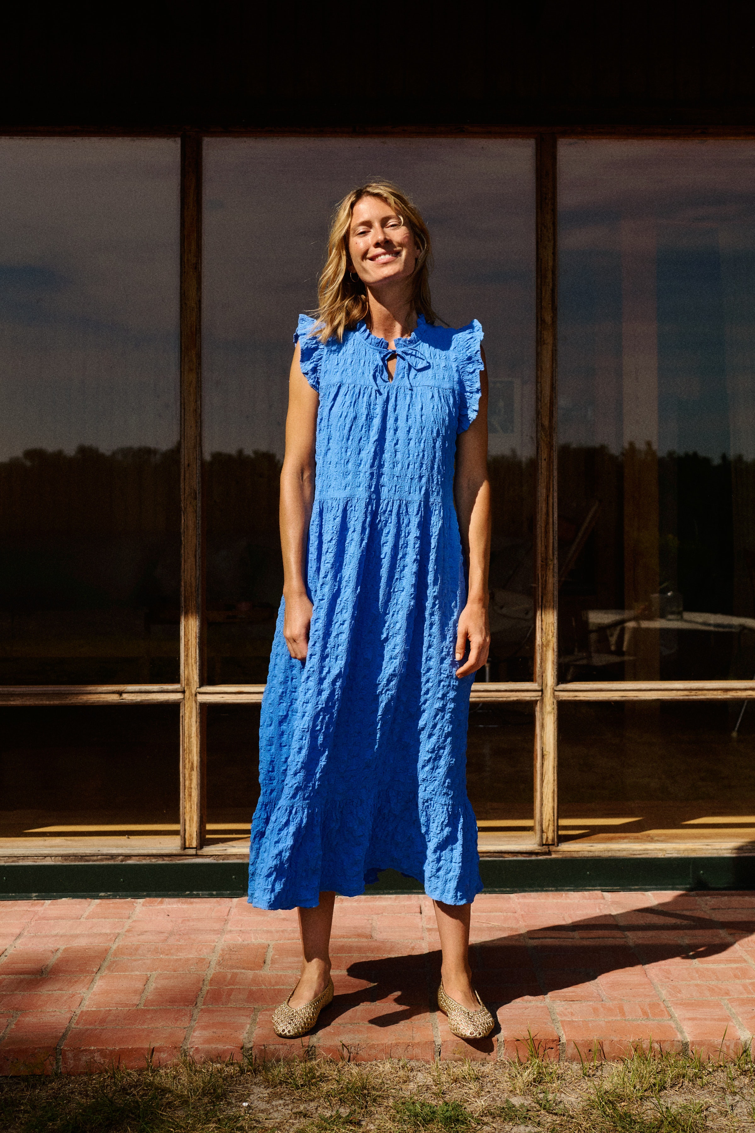 GimalinaPW Lång klänning med volanger LOCATION NONE 30308987-174041