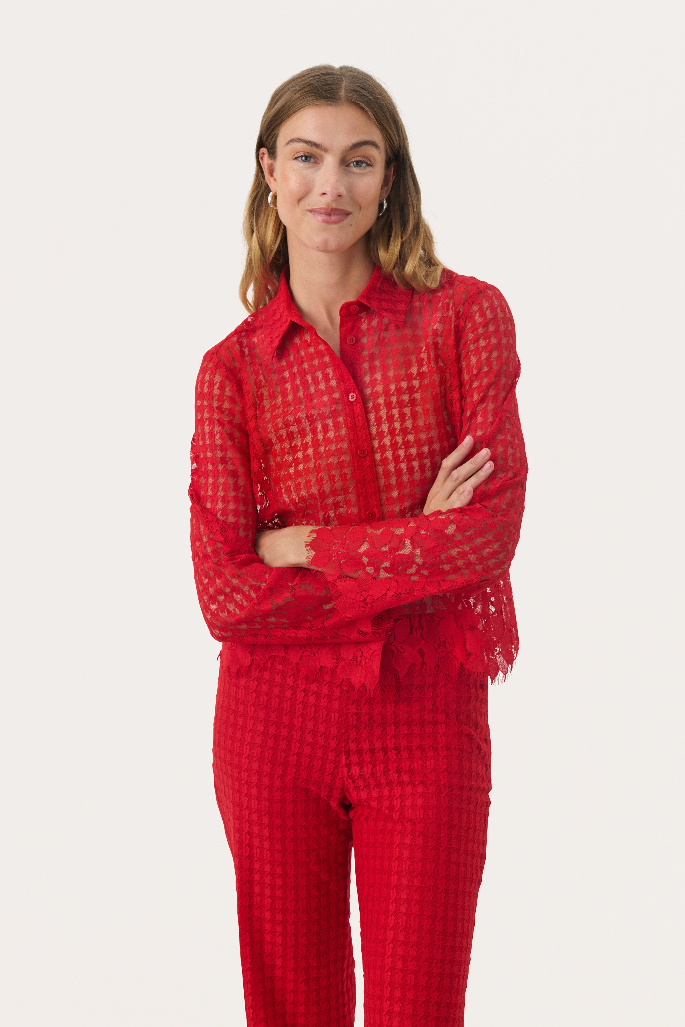 MariettaPW Skjorta LOOKBOOK FRONT 30309067-181657