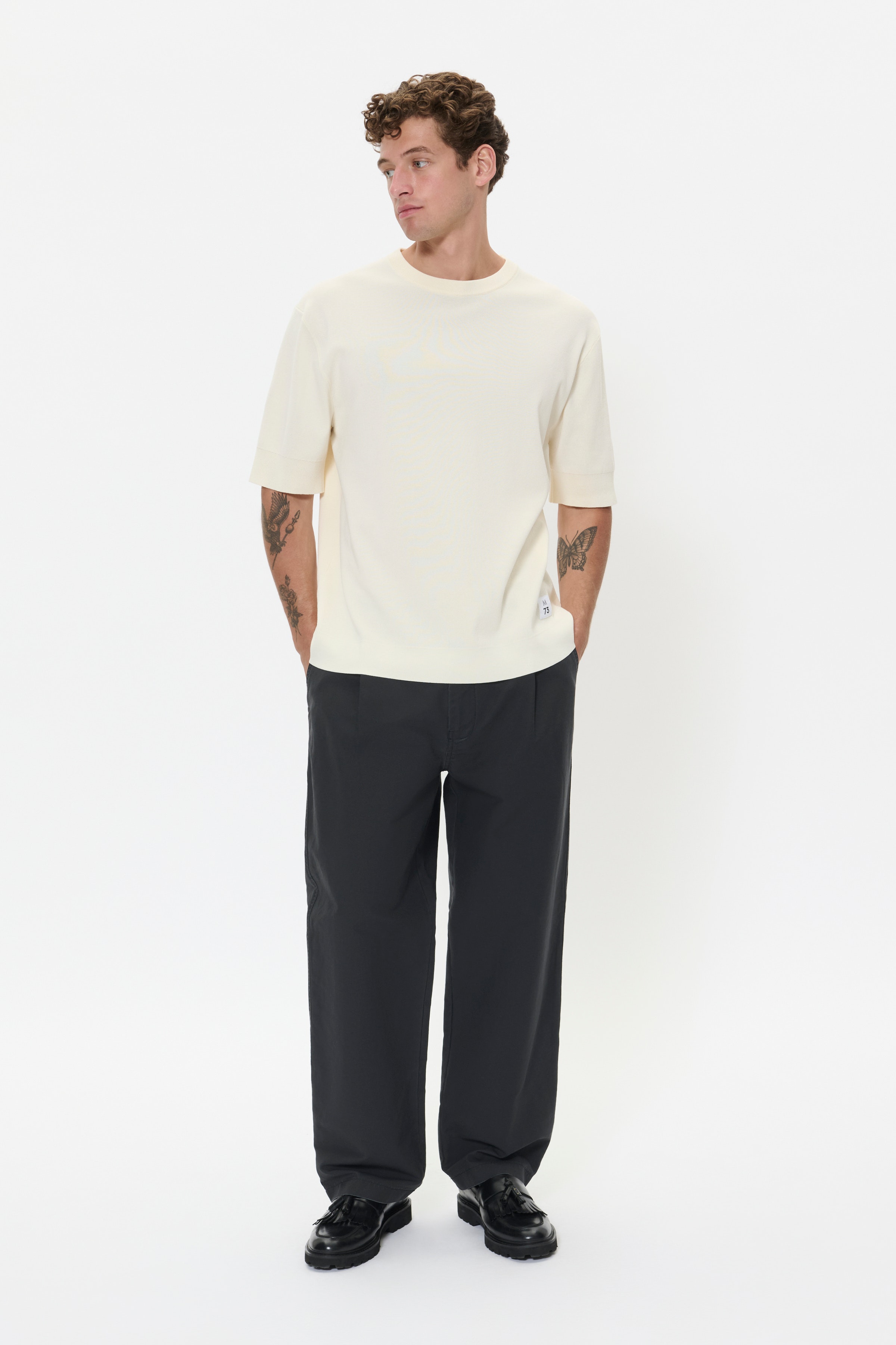 MAtrivolt M73 Strikket T-shirt LOOKBOOK FRONT 30208109-110104
