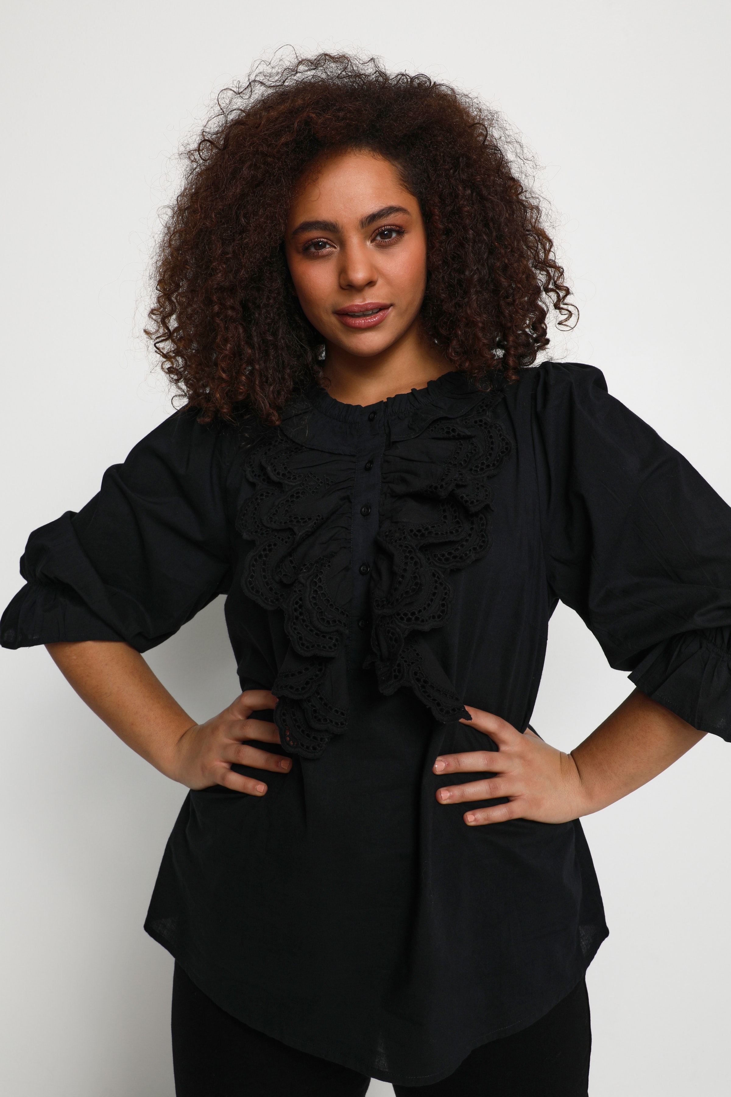 KCangli Blouse with long sleeve LOOKBOOK DETAIL 10581017-100121