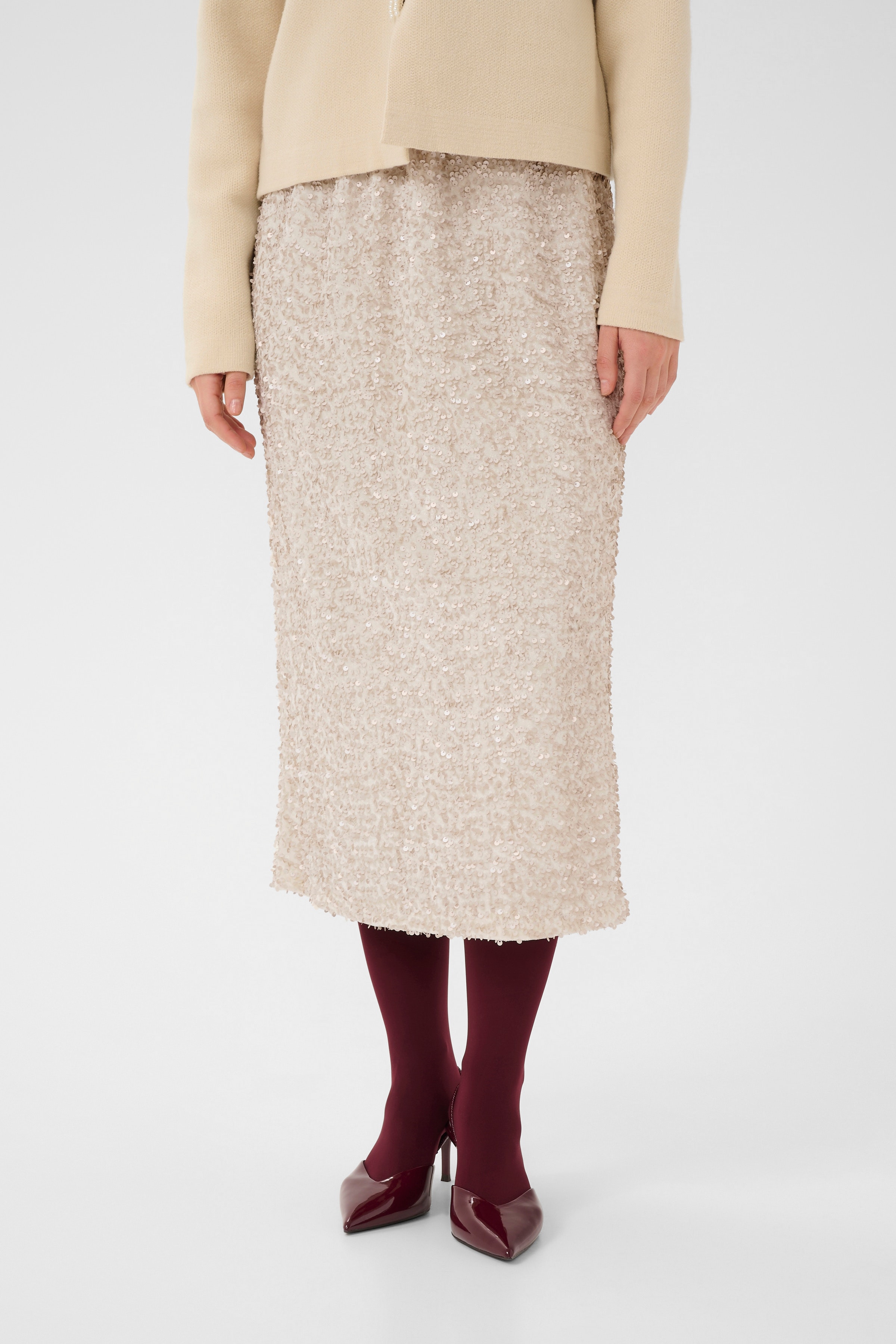 CUnali Paillettenrok LOOKBOOK FRONT 50112484-120304