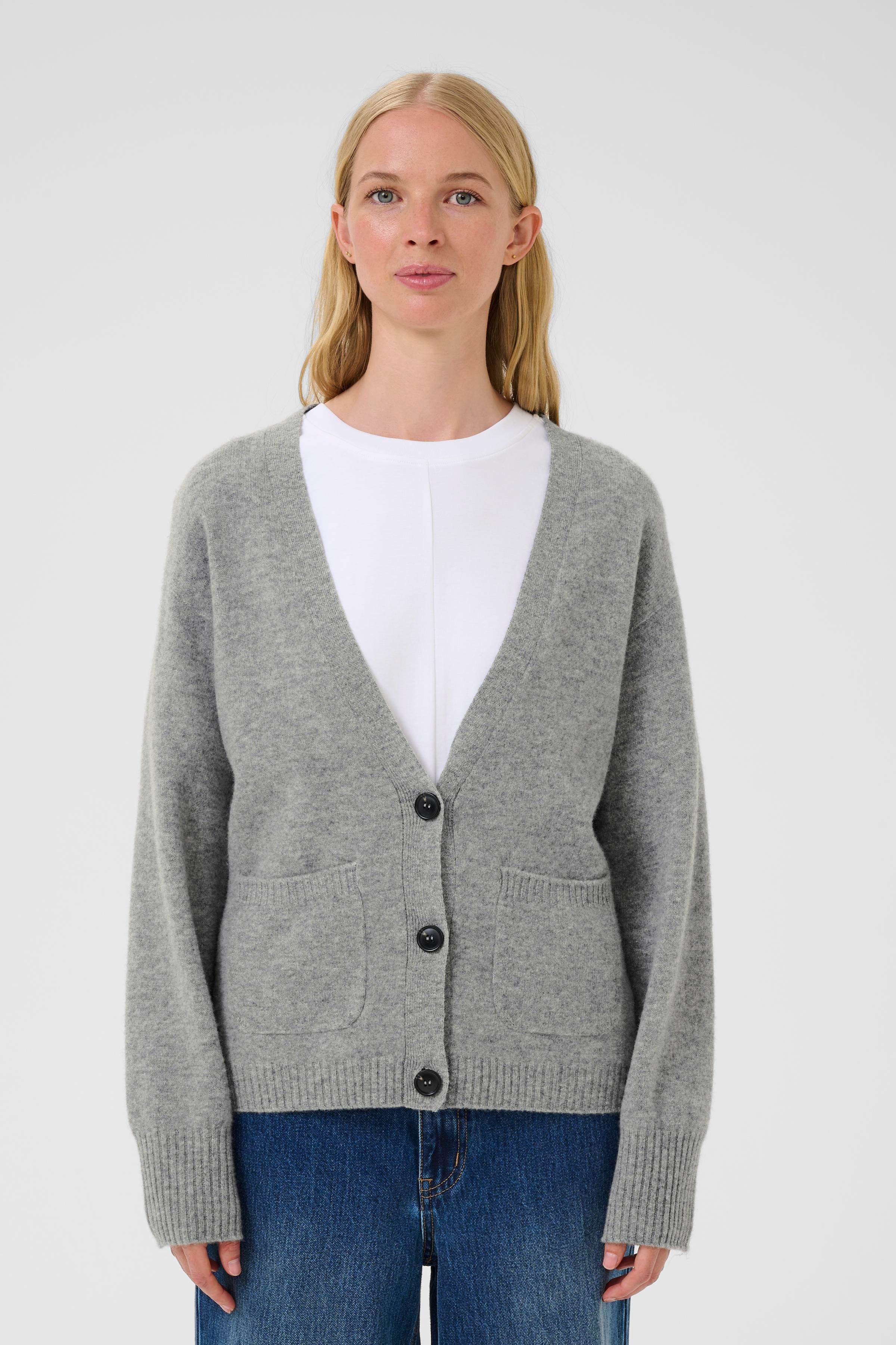 KBAnemone Cardigan i 100% uld LOOKBOOK FRONT 10105774-103702