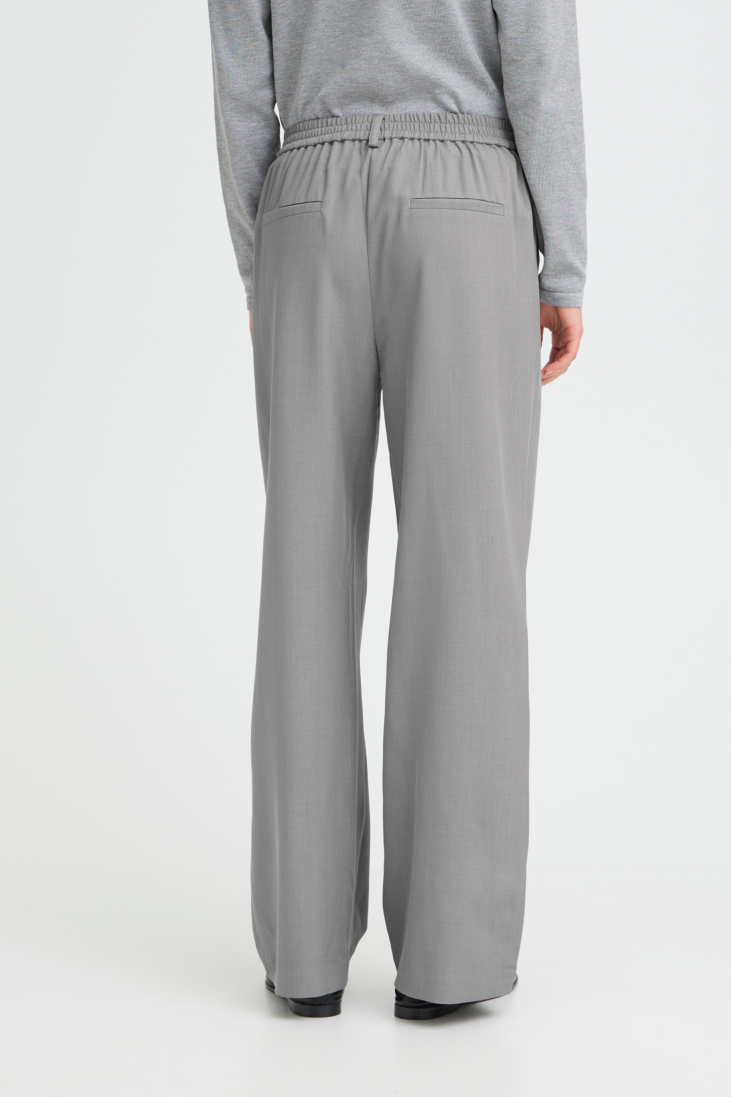 IHFAVA Wide Pantalon LOOKBOOK BACK 20125679-200318