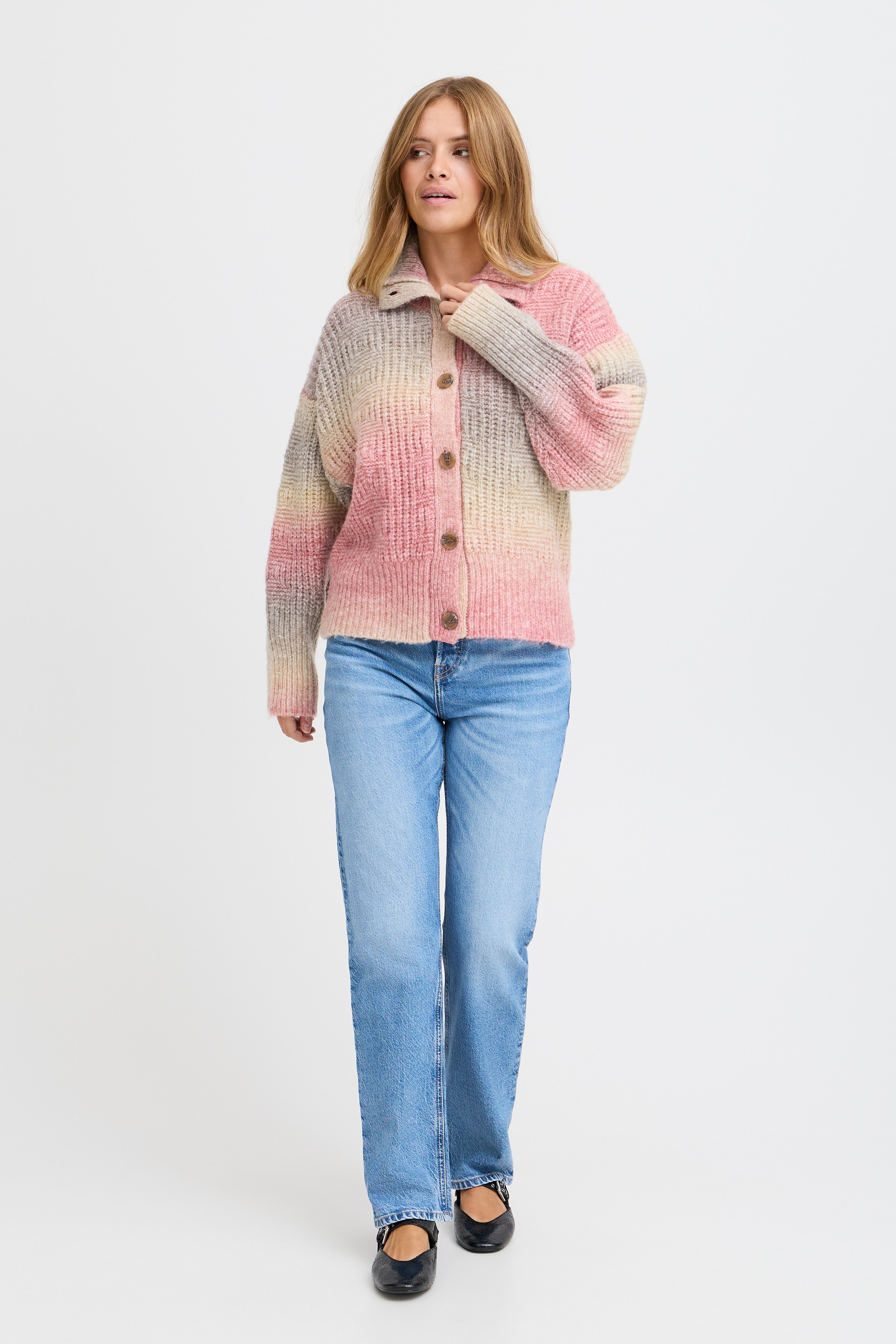 Strikket cardigan LOOKBOOK FRONT 50208605-1719271