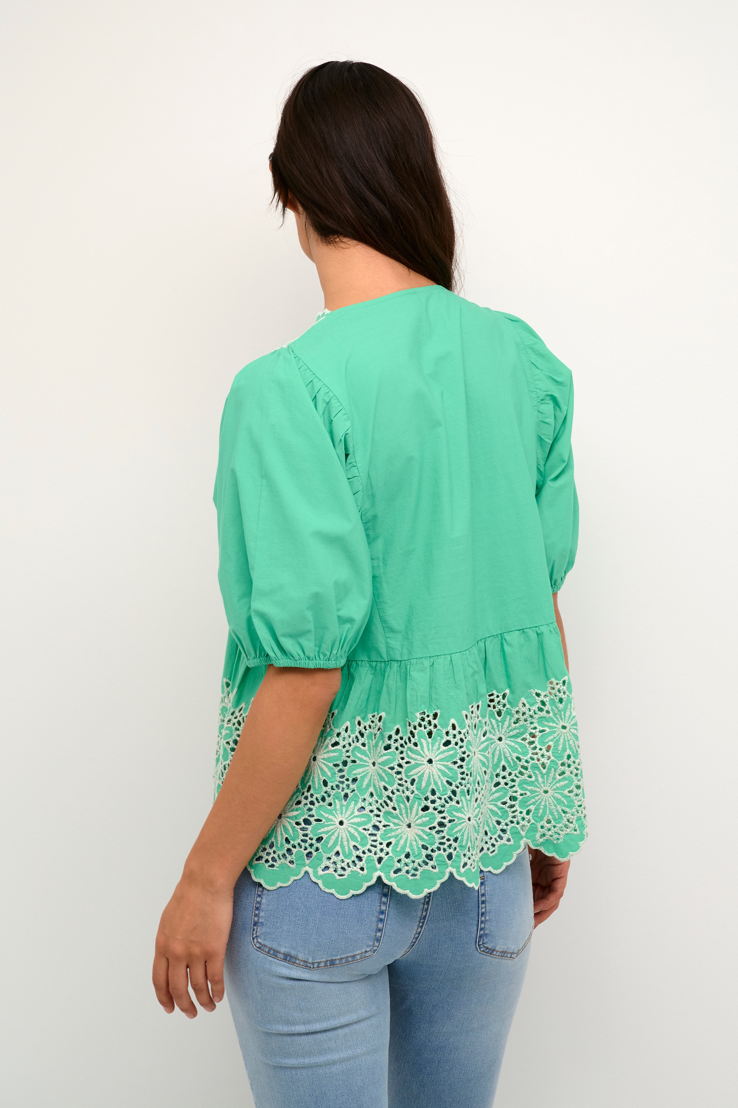 CUvalda Blouse with embroidery LOOKBOOK BACK 50109592-105947