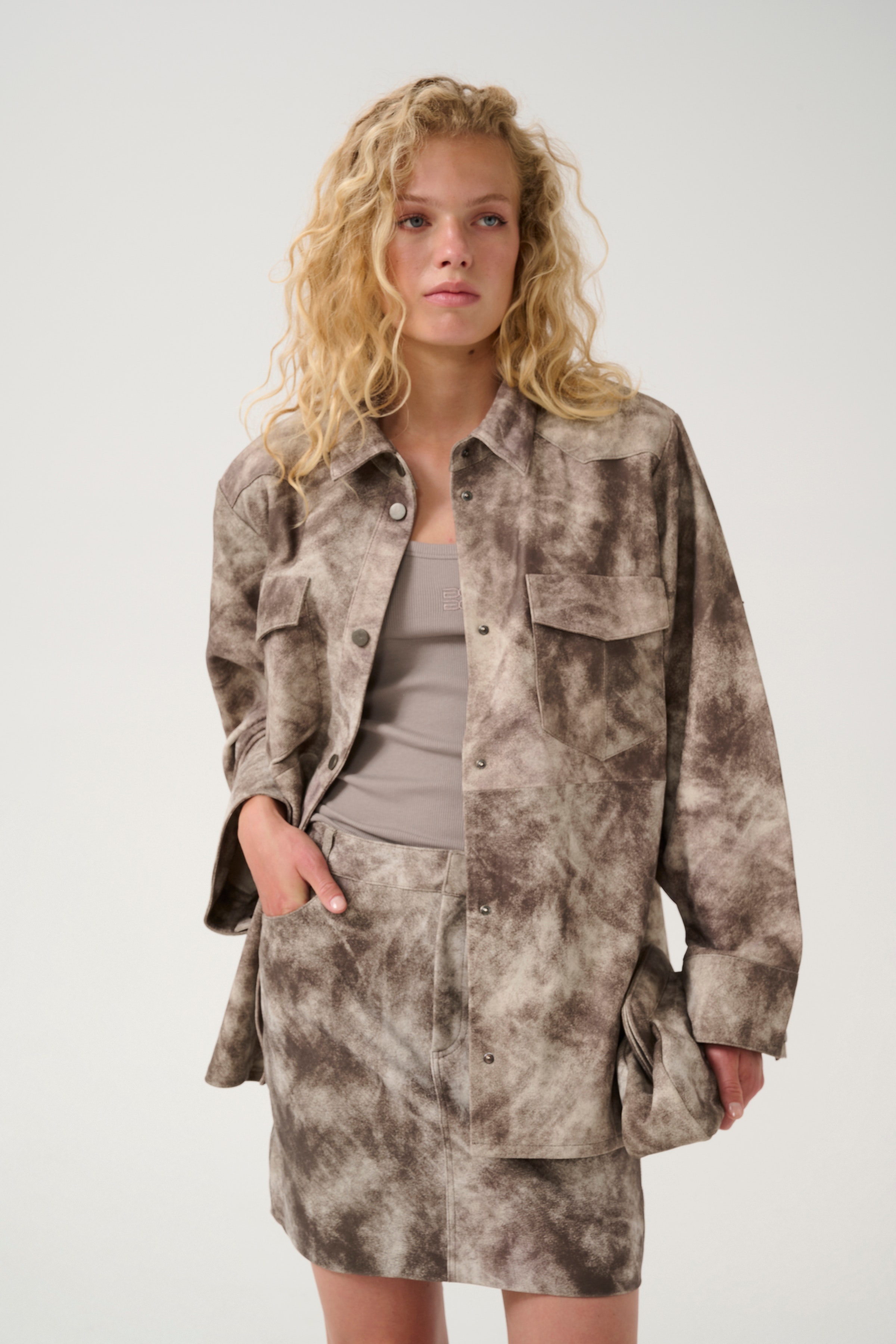 GZsuedy Ruskindsskjorte LOOKBOOK FRONT 10909920-107253