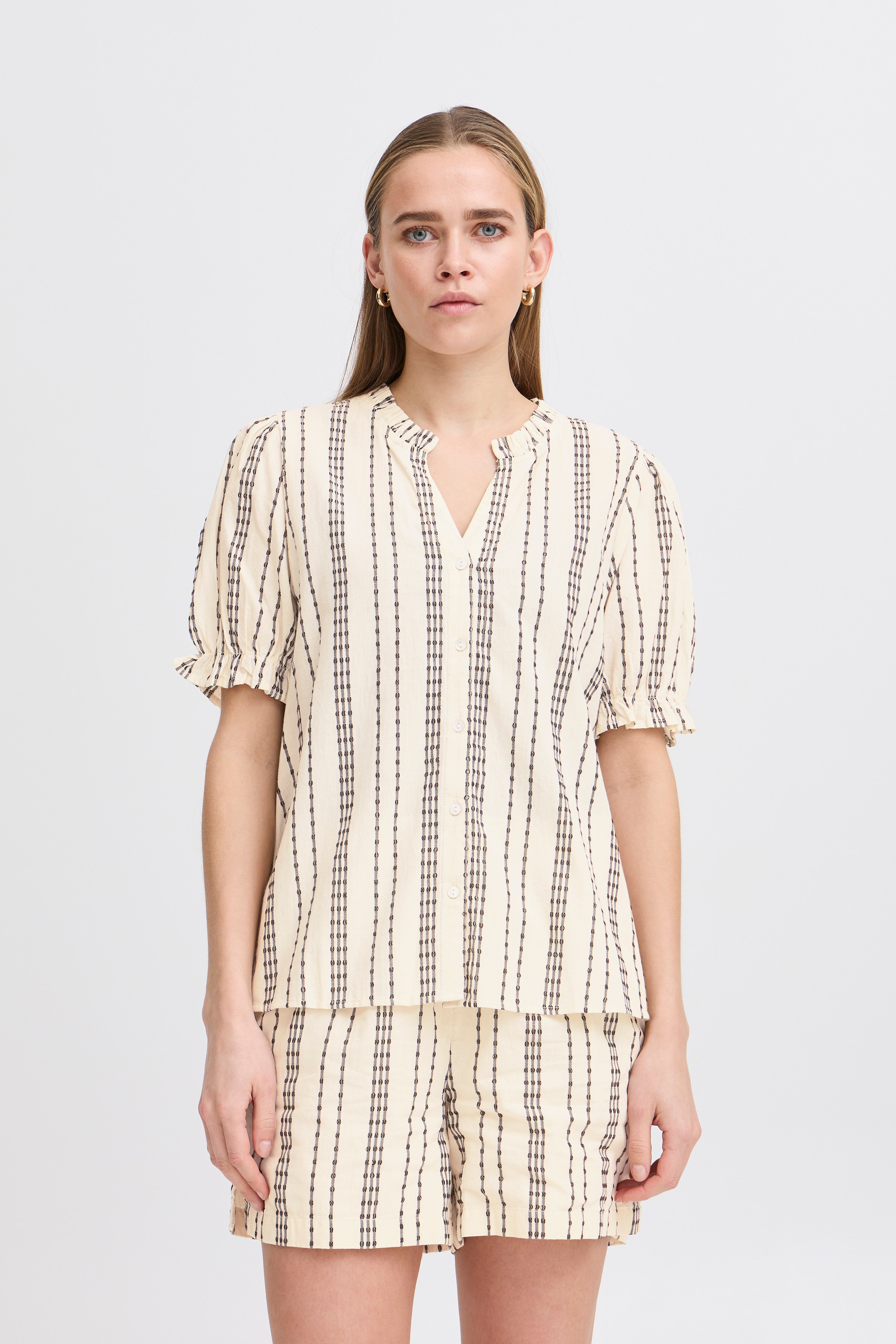 IHJOSINE Langærmet skjorte LOOKBOOK FRONT 20122694-204335