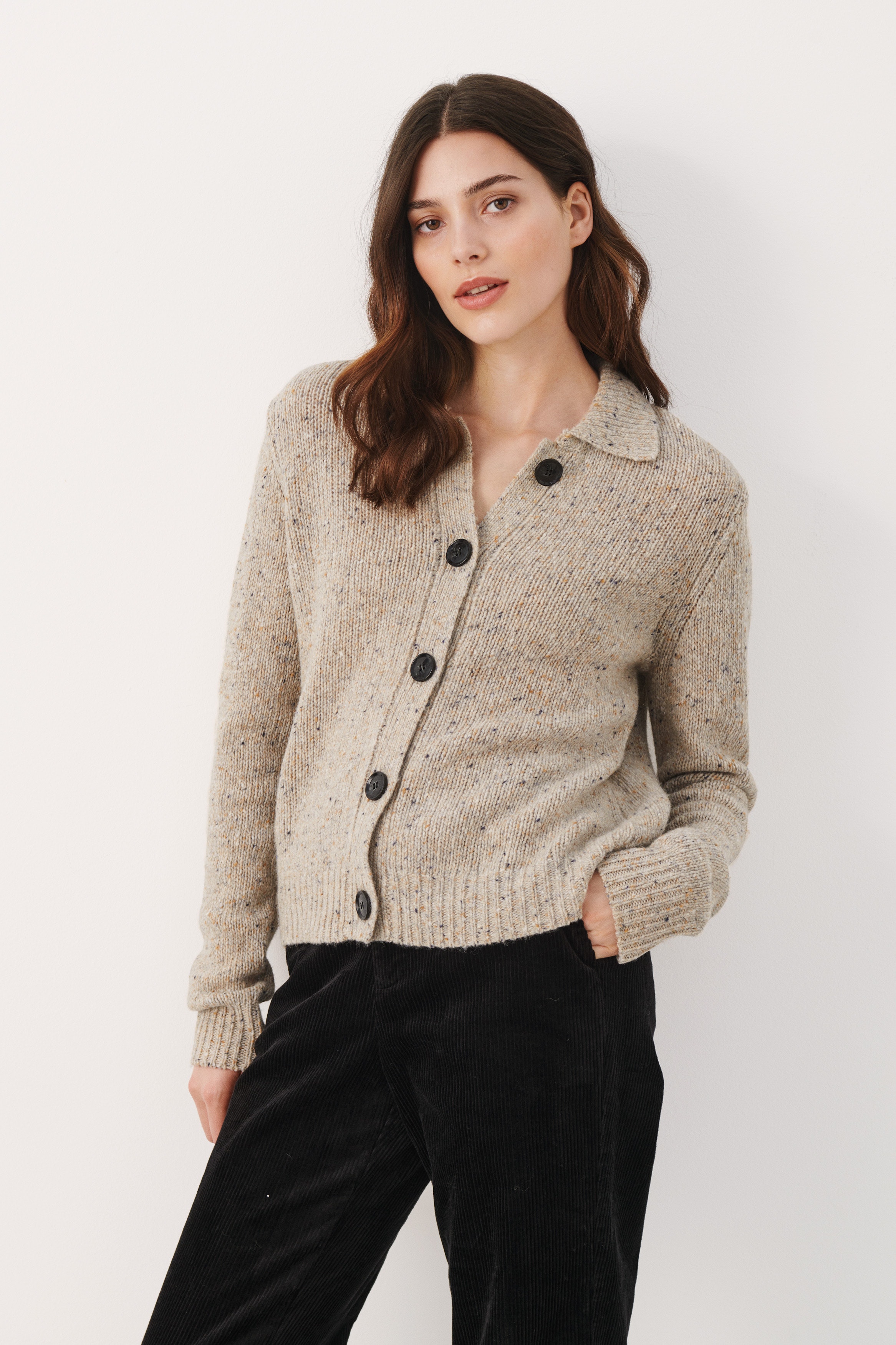 RenettePW Knit Cardigan LOOKBOOK FRONT 30307164-301536