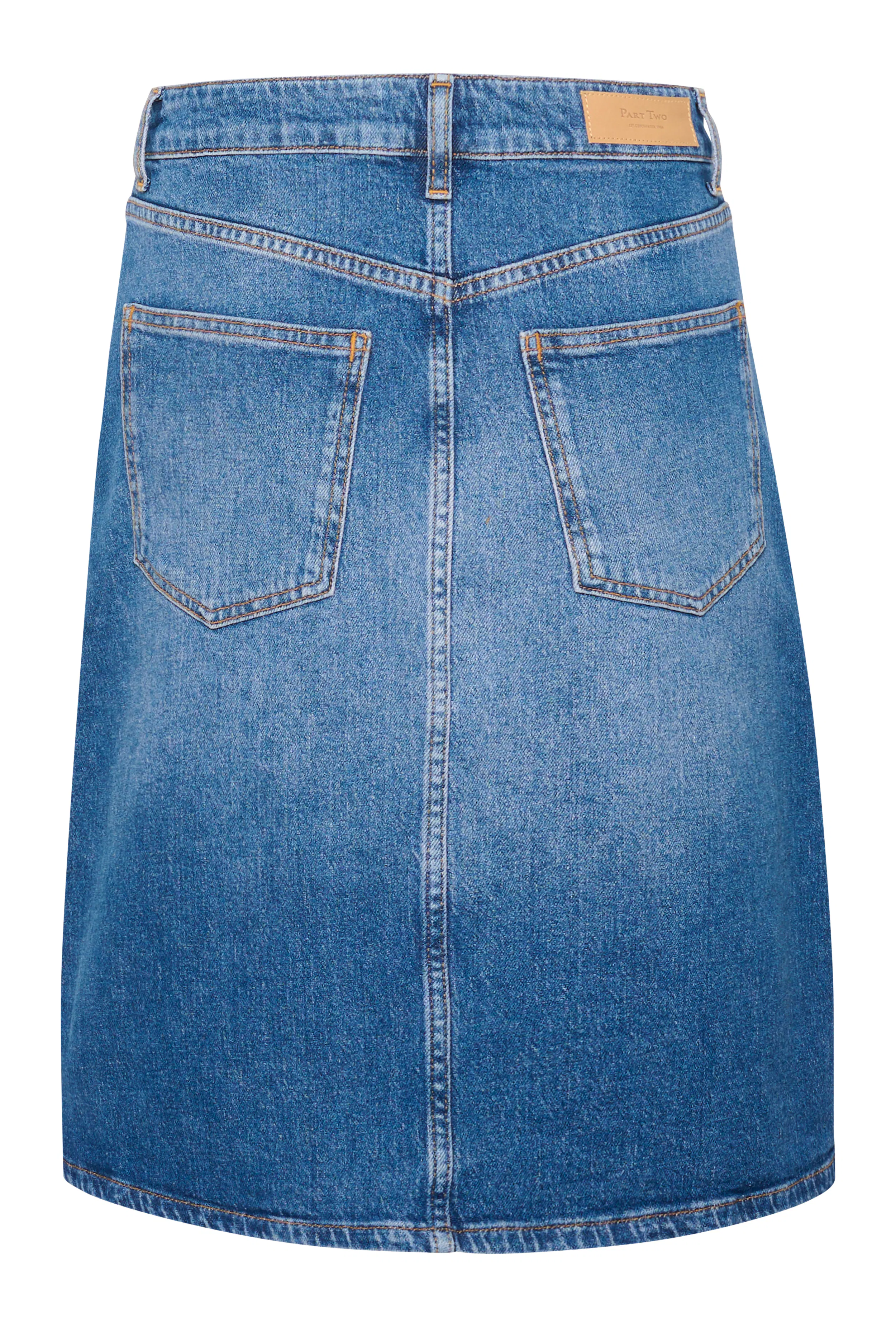 LejaPW Denim Kjol PACK FRONT 30309336-300156