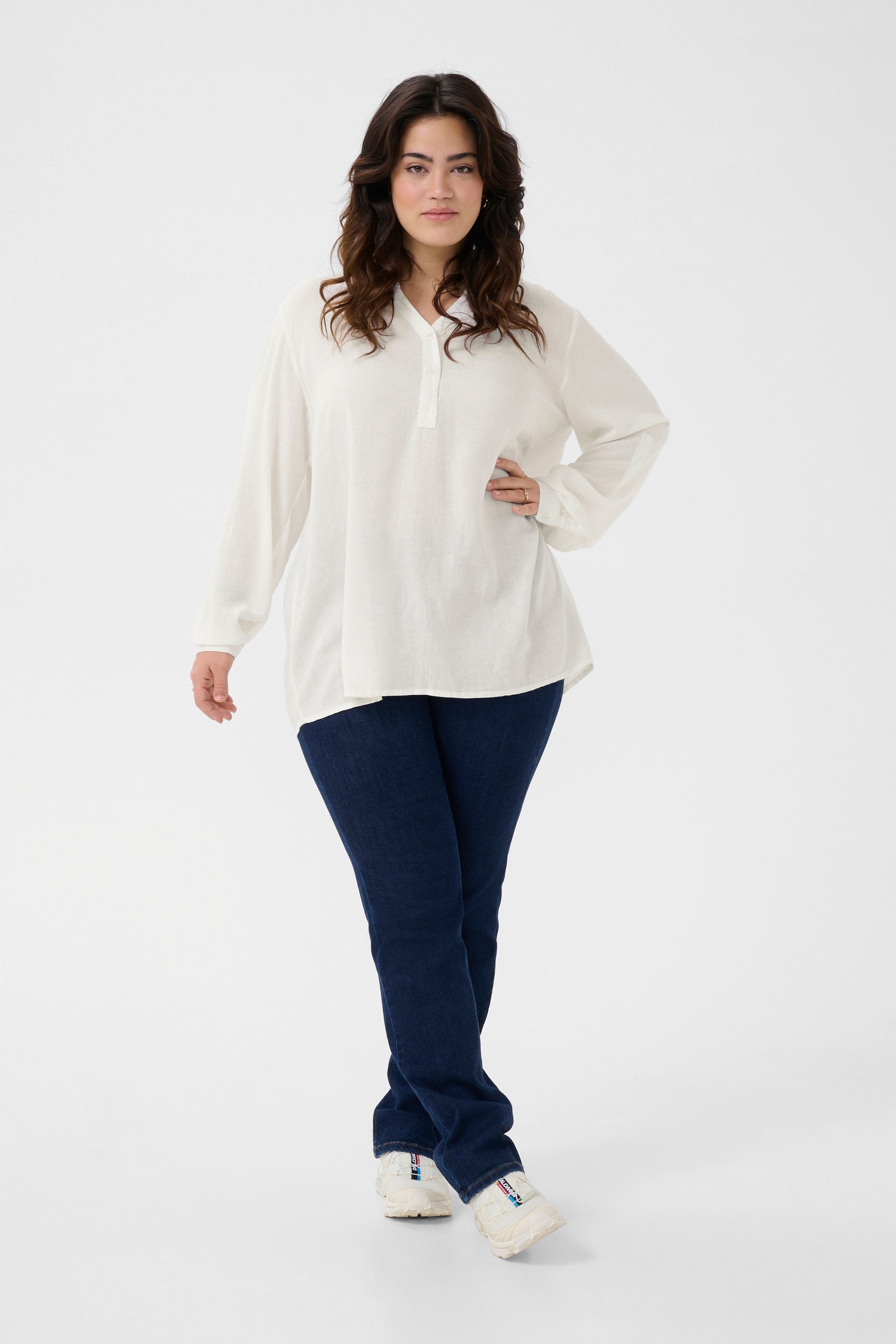 KCmille Linen blouse LOOKBOOK FRONT 10582215-110602