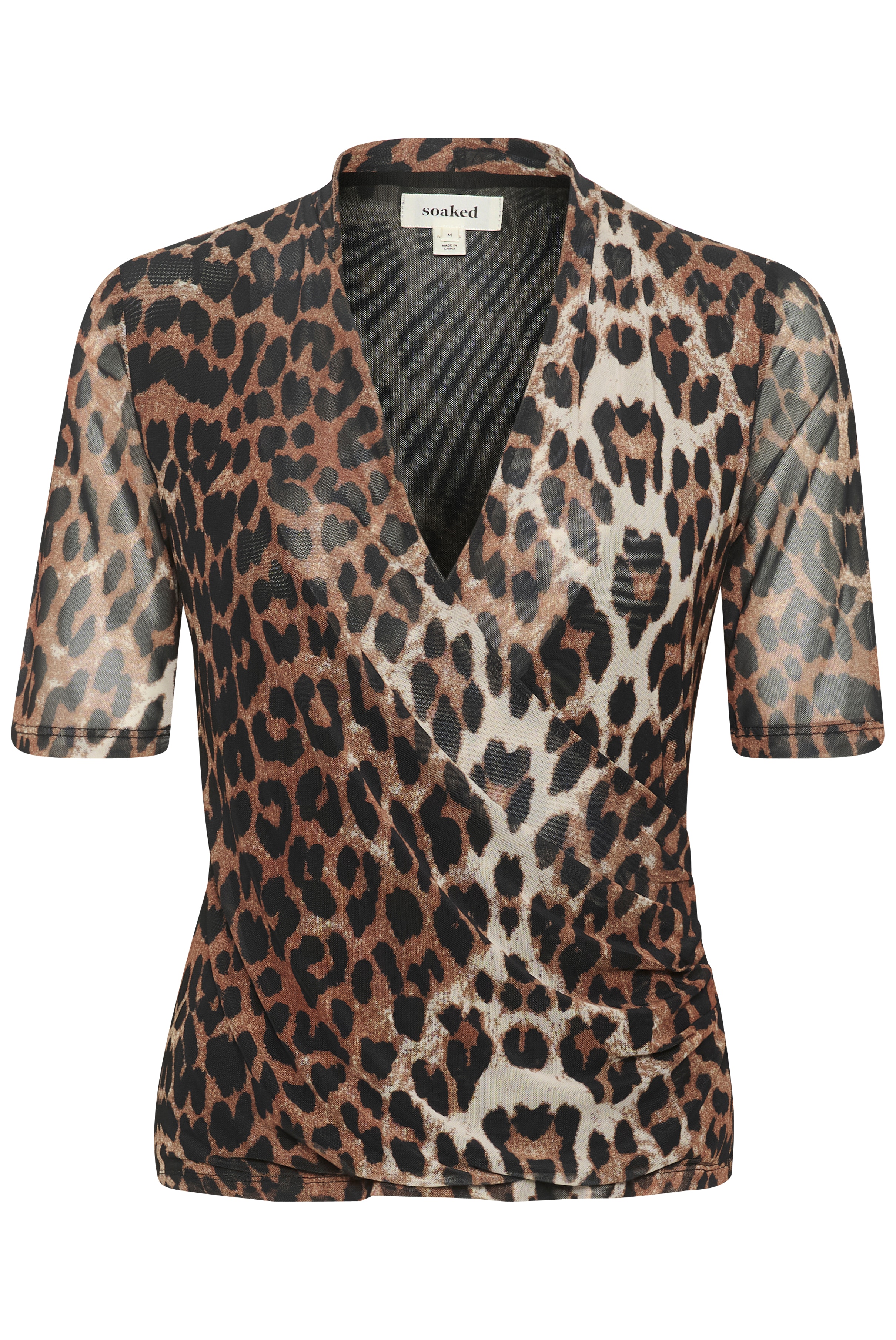 SLAldora leopard Bluse PACK FRONT 30407601-303053