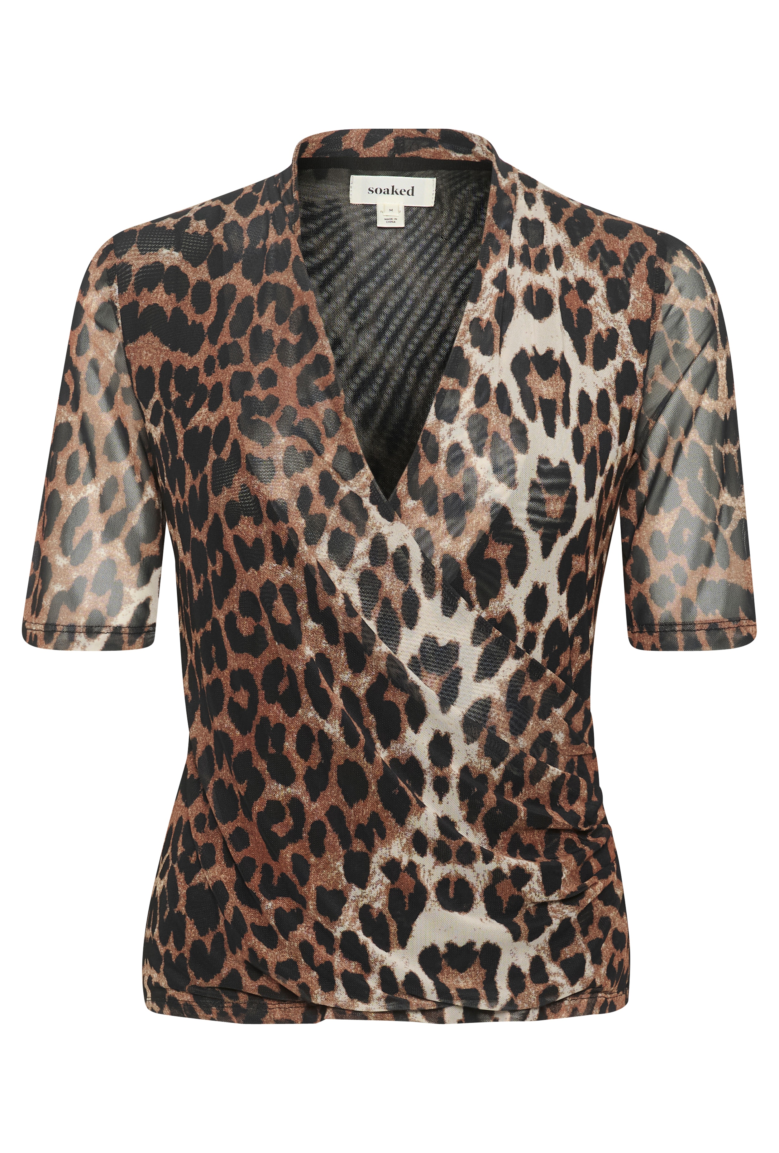 SLAldora Leopard-Bluse PACK FRONT 30407601-303053