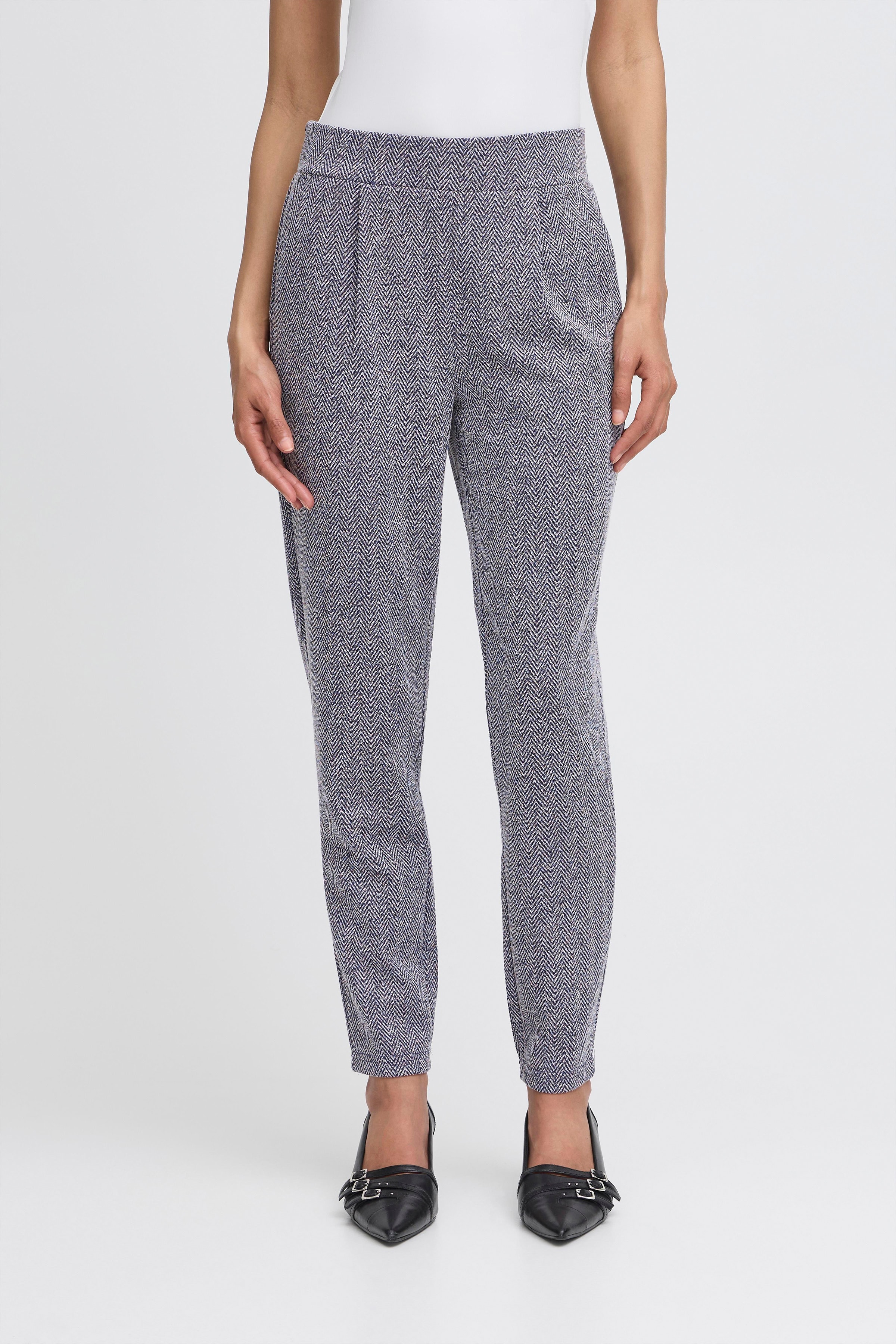 IHKATE JACQUARD Bukser LOOKBOOK FRONT 20121601-900000478