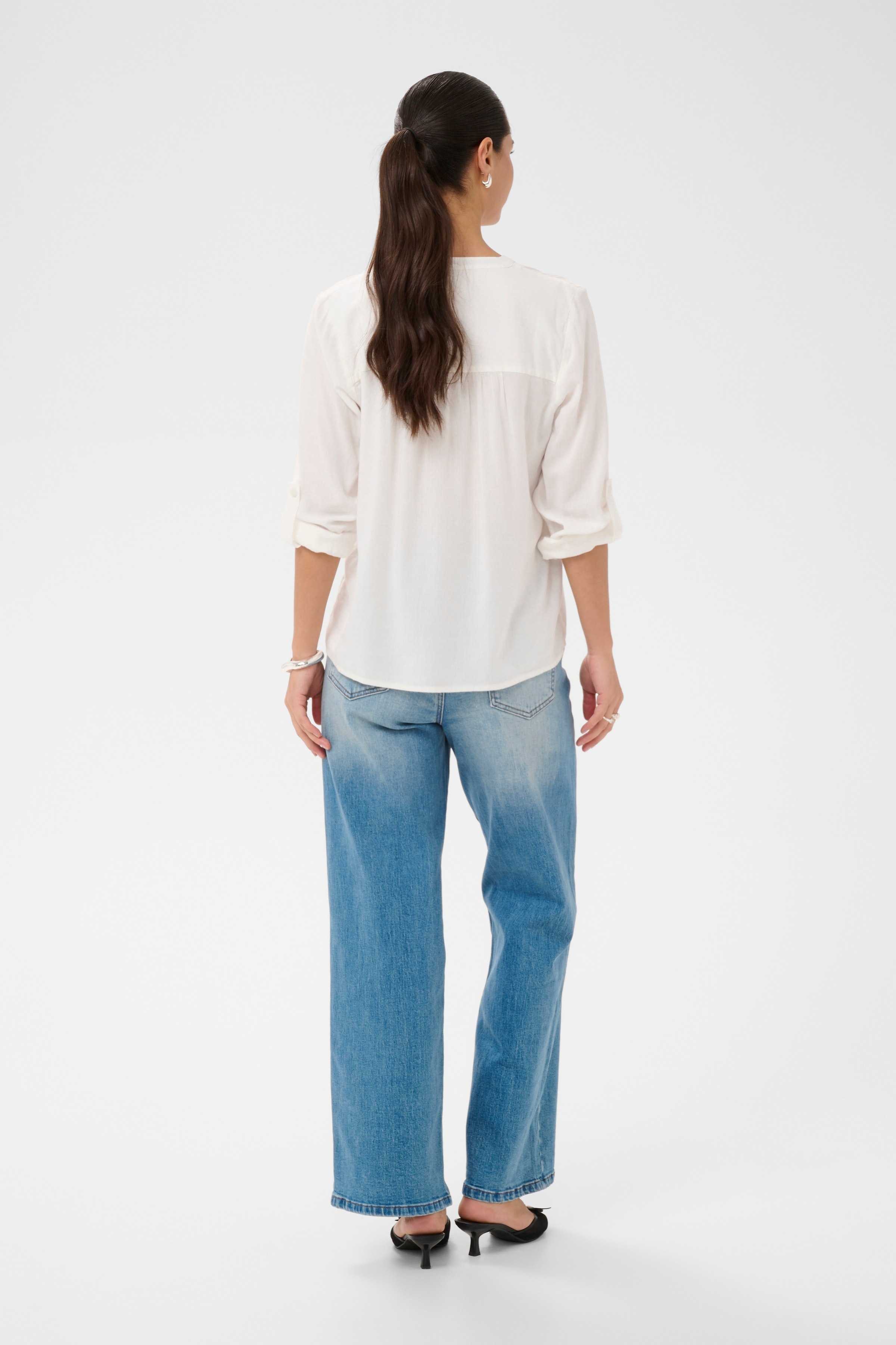 KAmilia Leinen Bluse LOOKBOOK BACK 10508313-110602