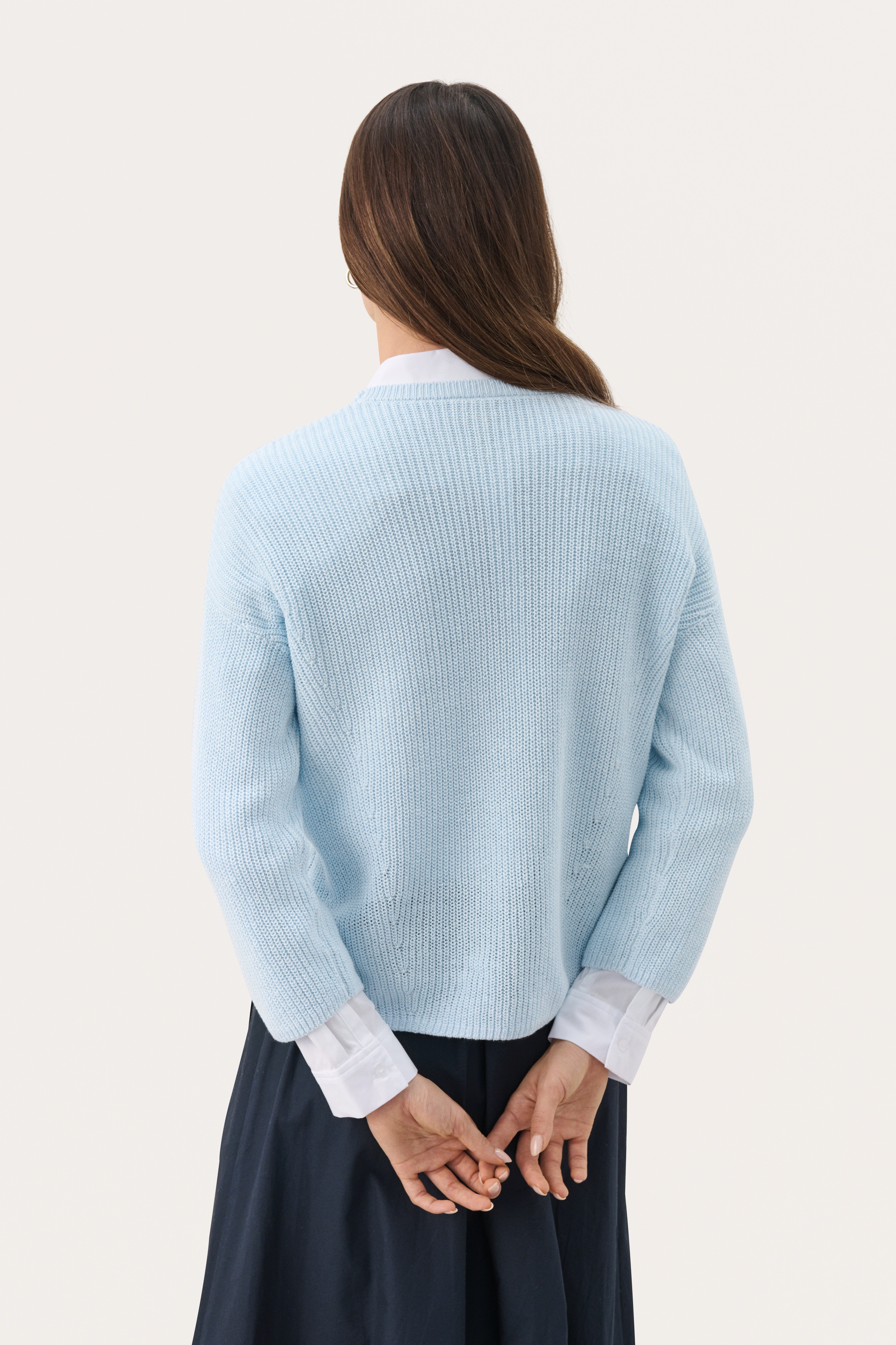 EtronaPW Linen Pullover LOOKBOOK BACK 30309578-134202