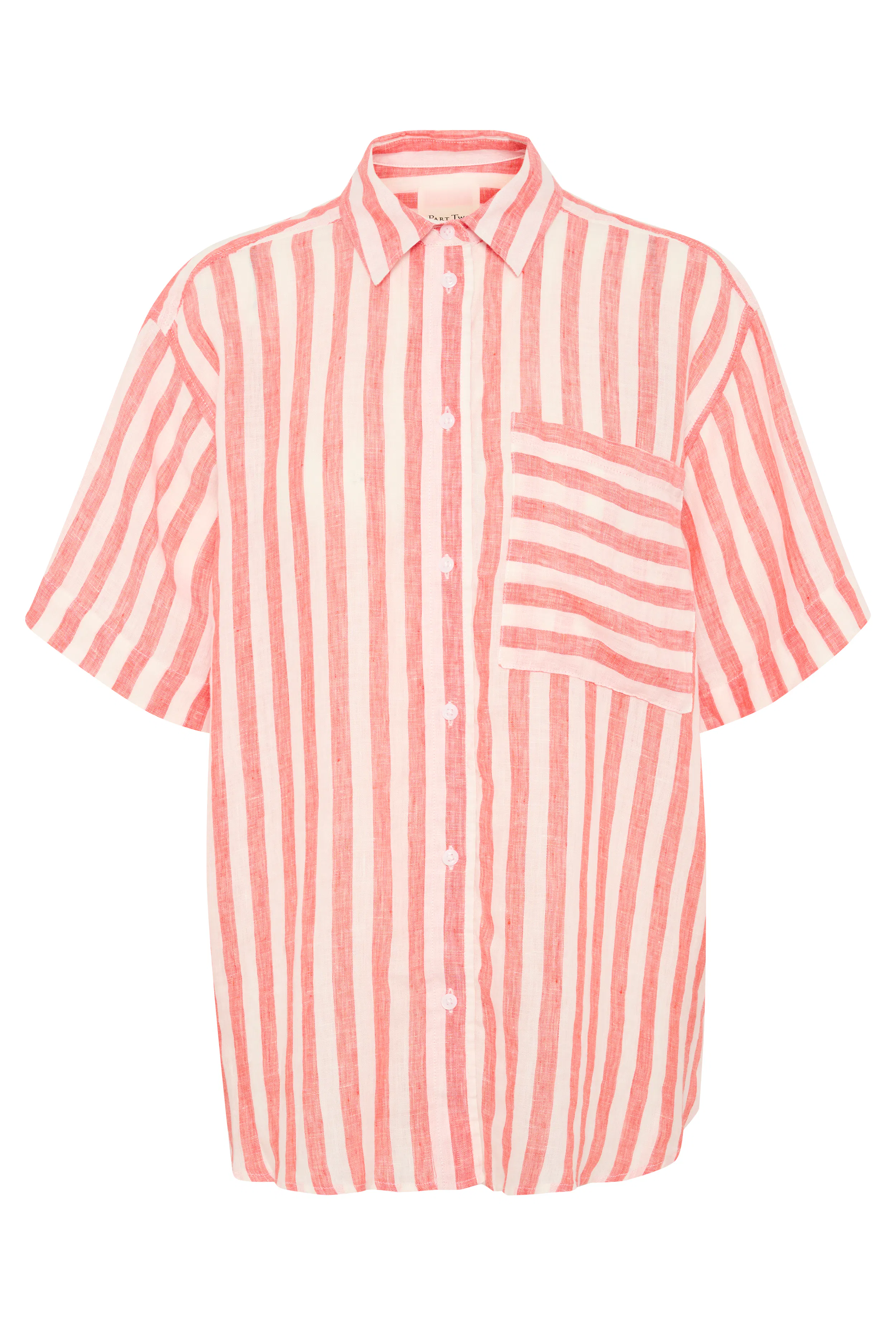 GarinePW Kortärmad linneskjorta PACK FRONT 30308749-302909