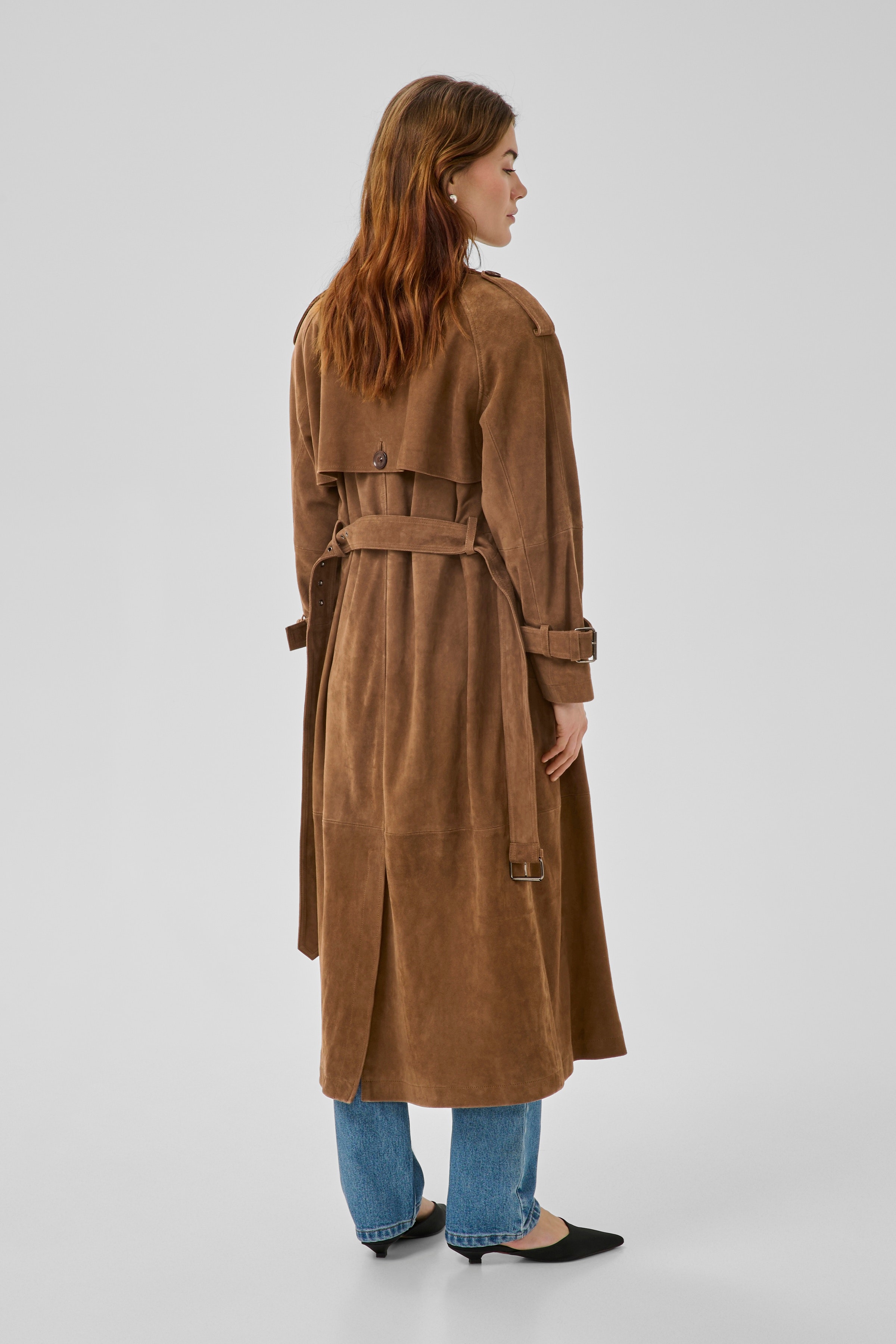 TaraMW Wildleder-Trenchcoat LOOKBOOK BACK 10704830-108673