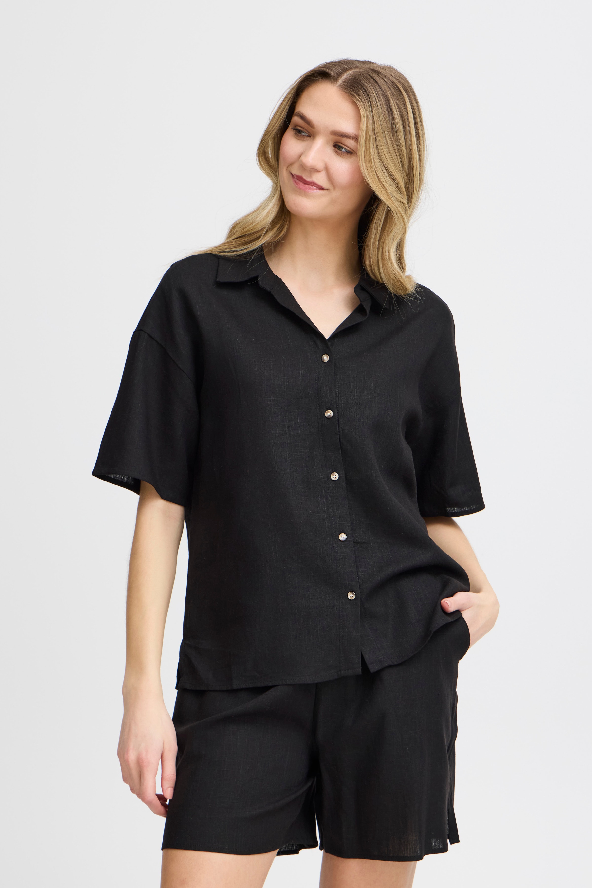 FRJUNA Skjorte LOOKBOOK FRONT 20614100-200113