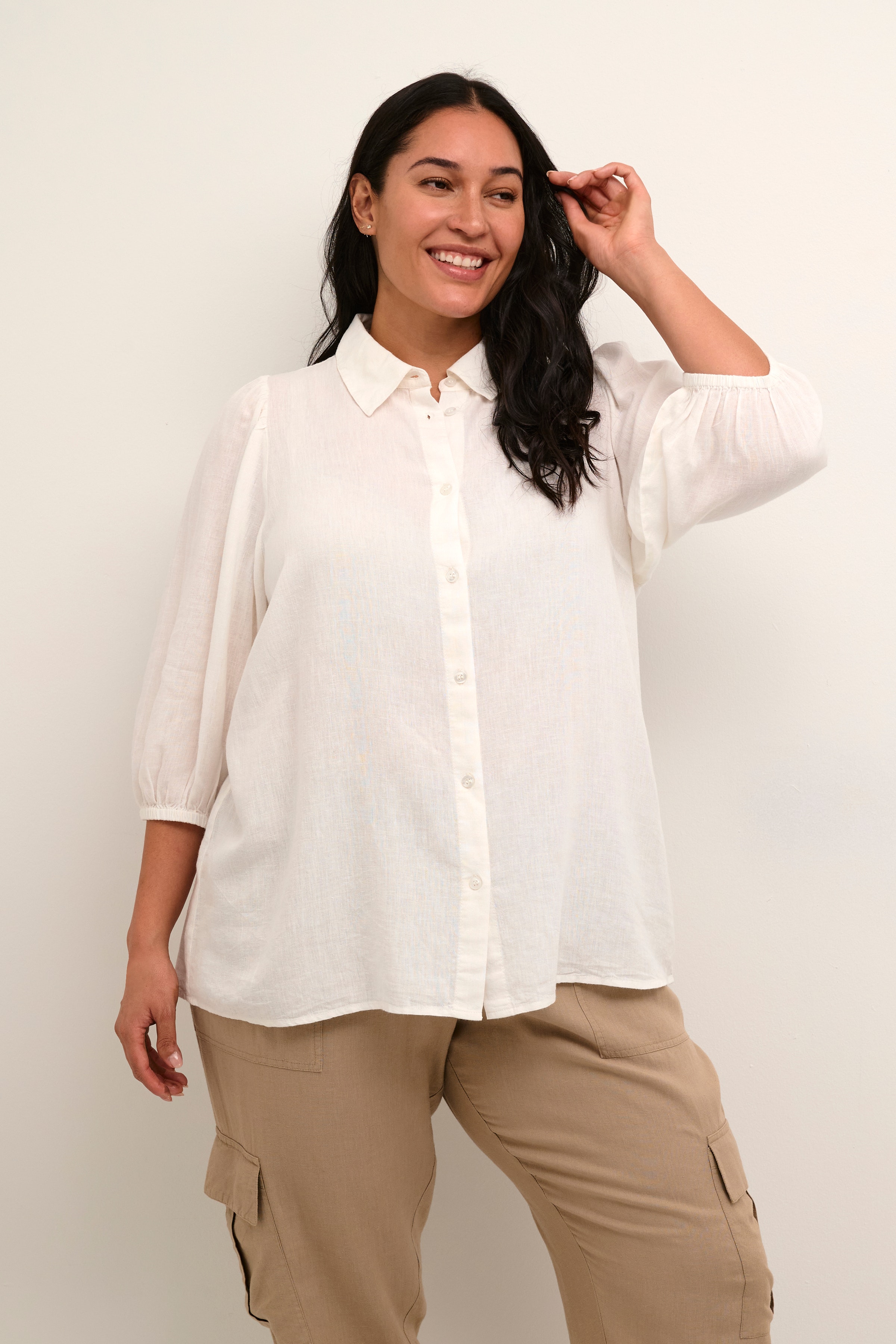 KCmille Linen shirt LOOKBOOK FRONT 10582212-110602