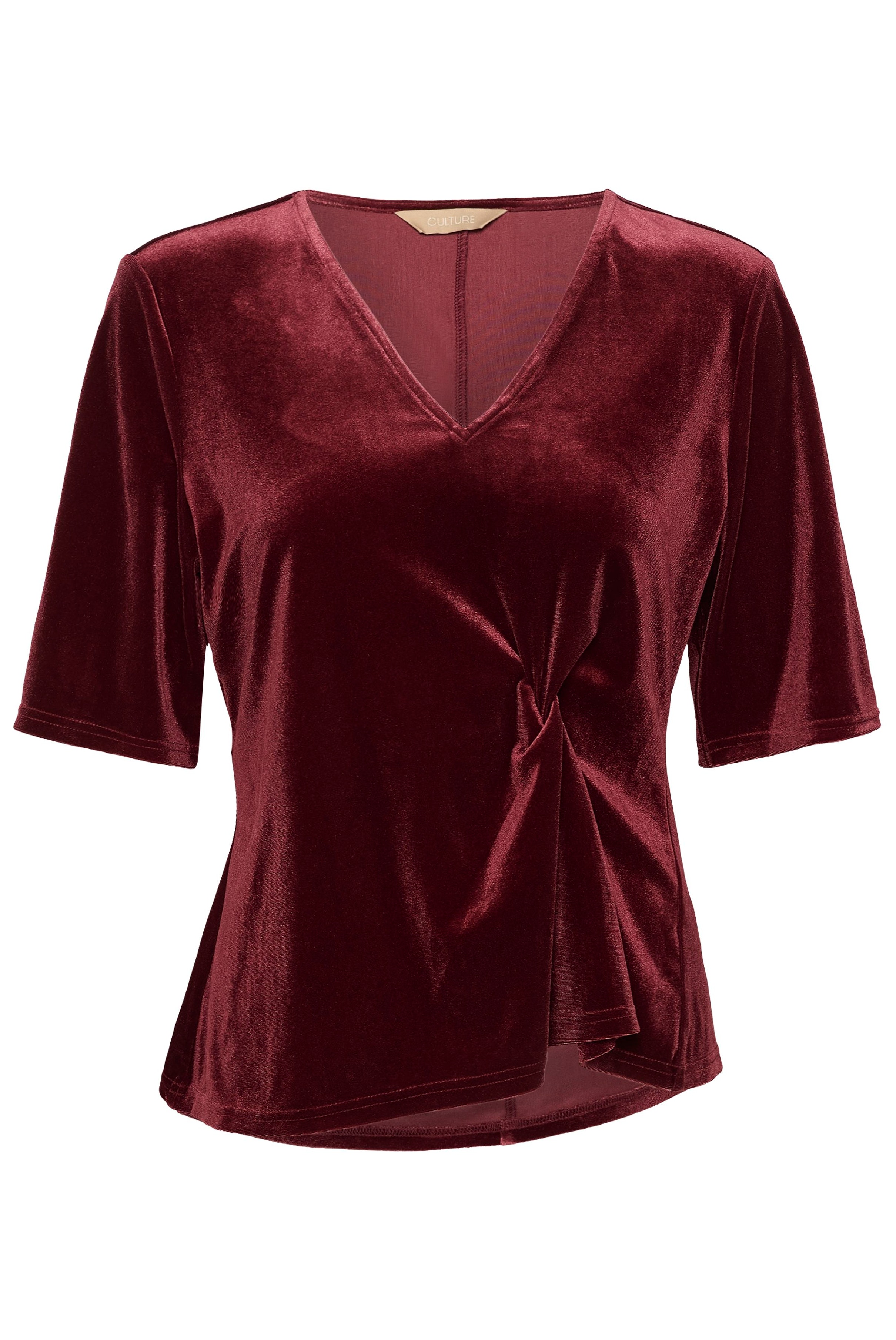 CUzoe velourbluse PACK FRONT 50112496-191522