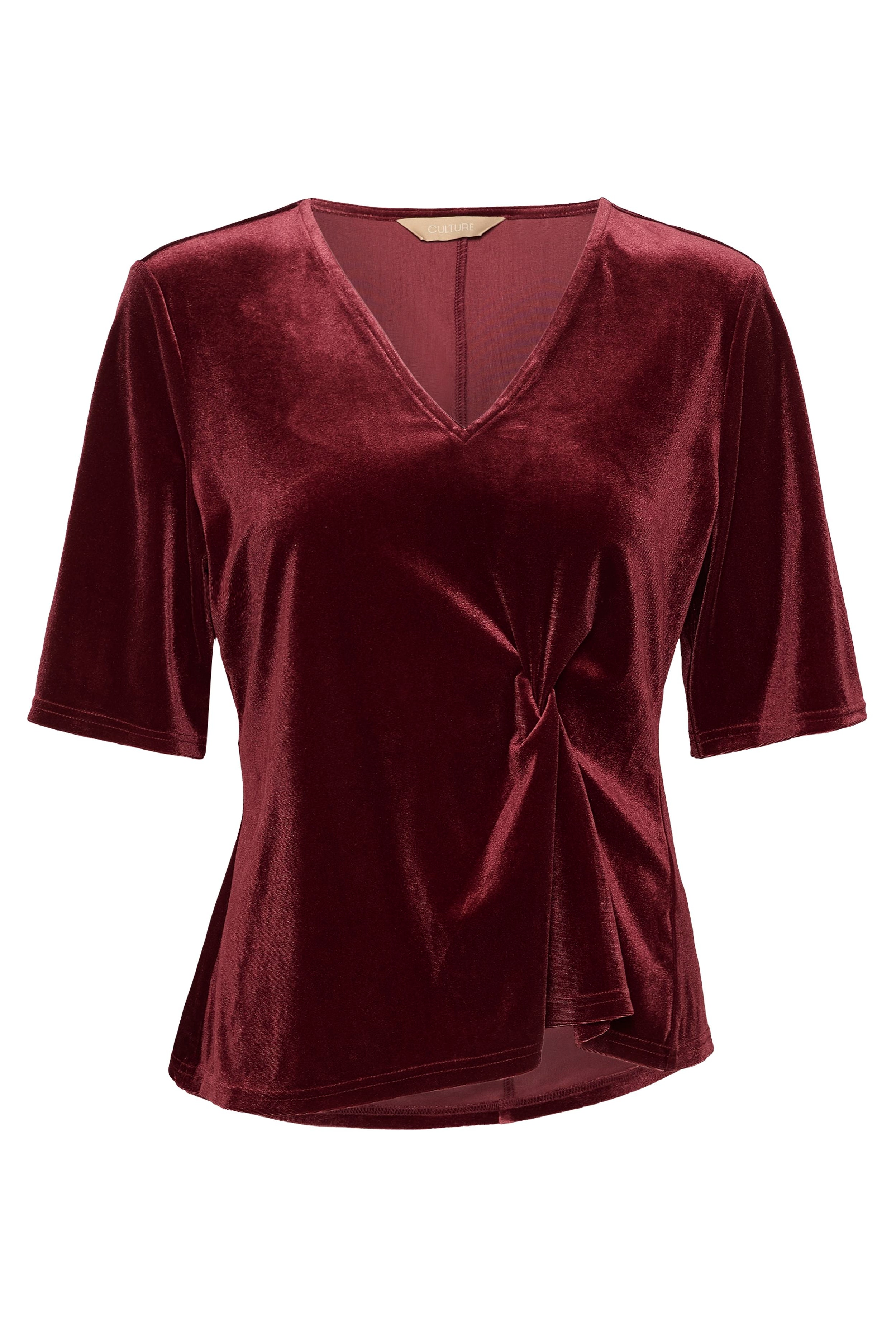 CUzoe velourbluse PACK FRONT 50112496-191522