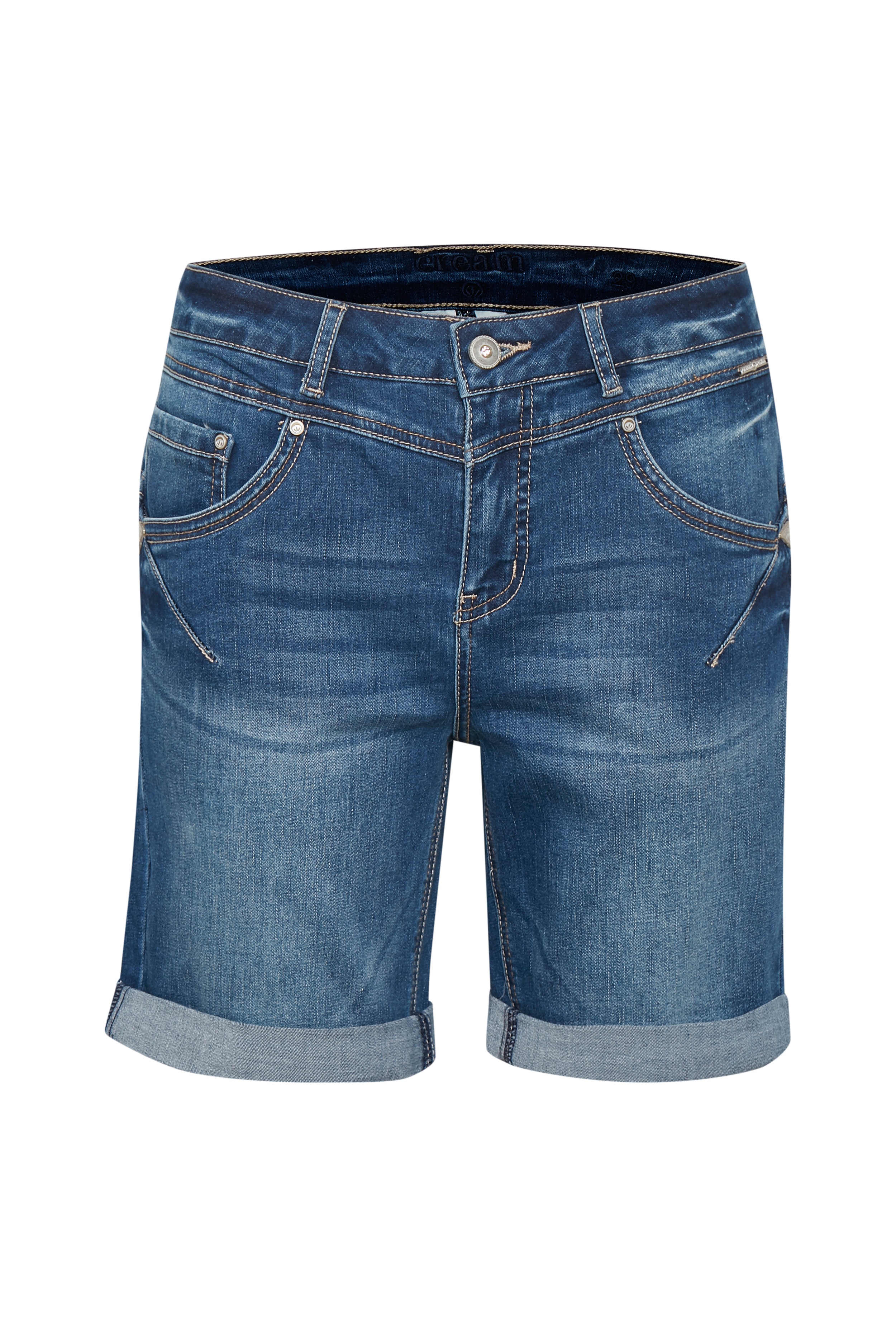 Denim shorts PACK FRONT 10604705-62505