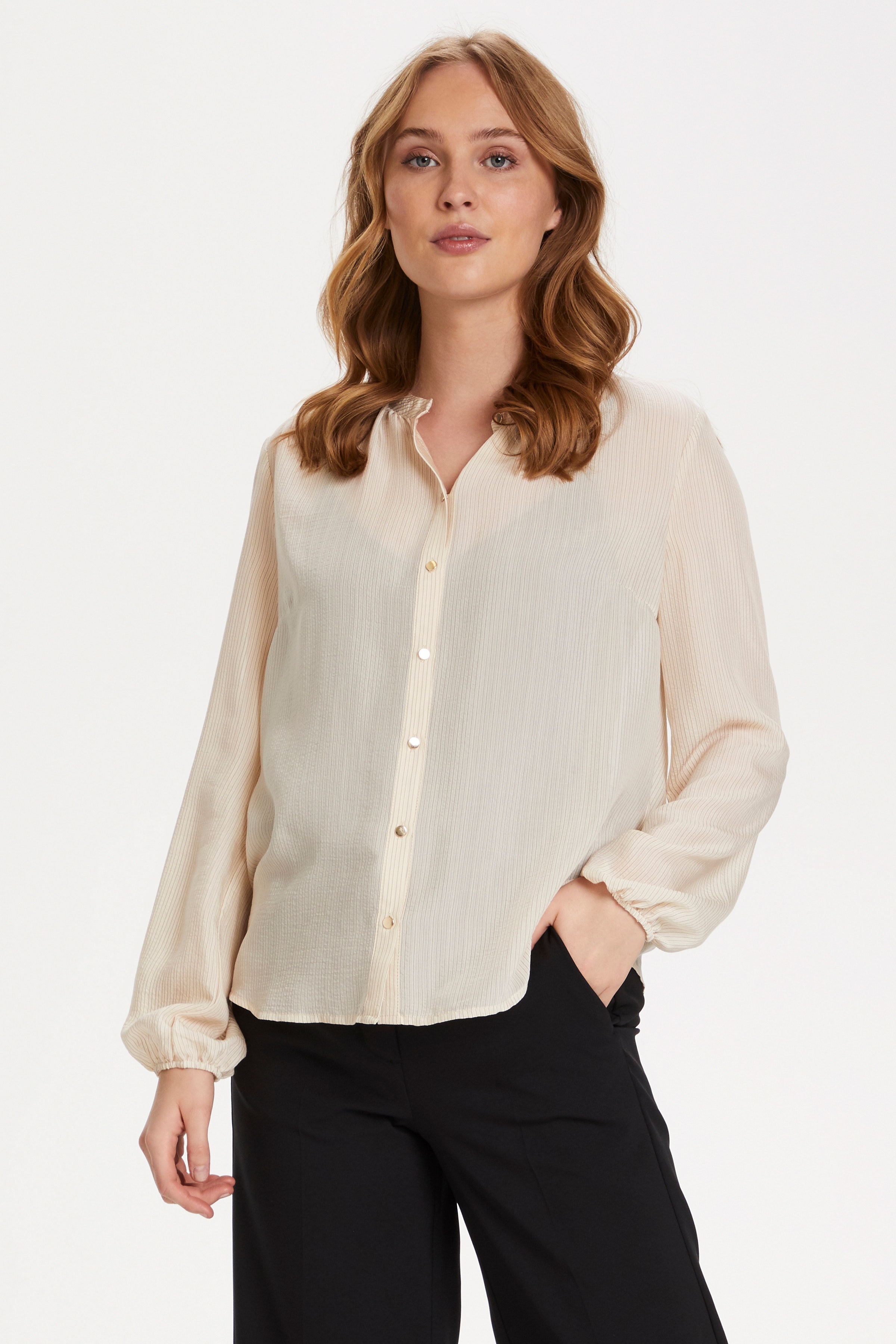 Langærmet skjorte LOOKBOOK FRONT 30510531-110605