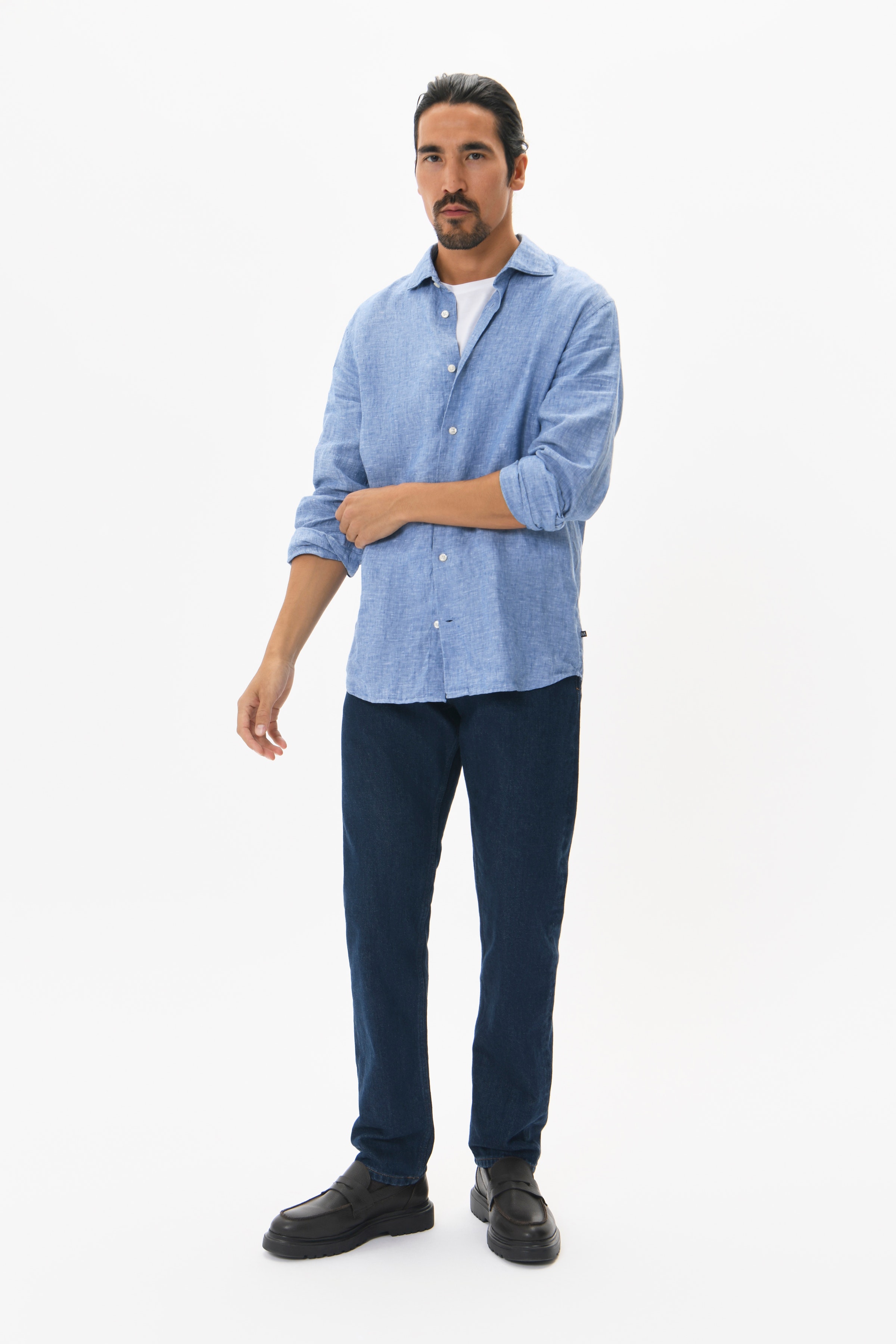 MAmarc linen shirt LOOKBOOK FRONT 30205841-194041