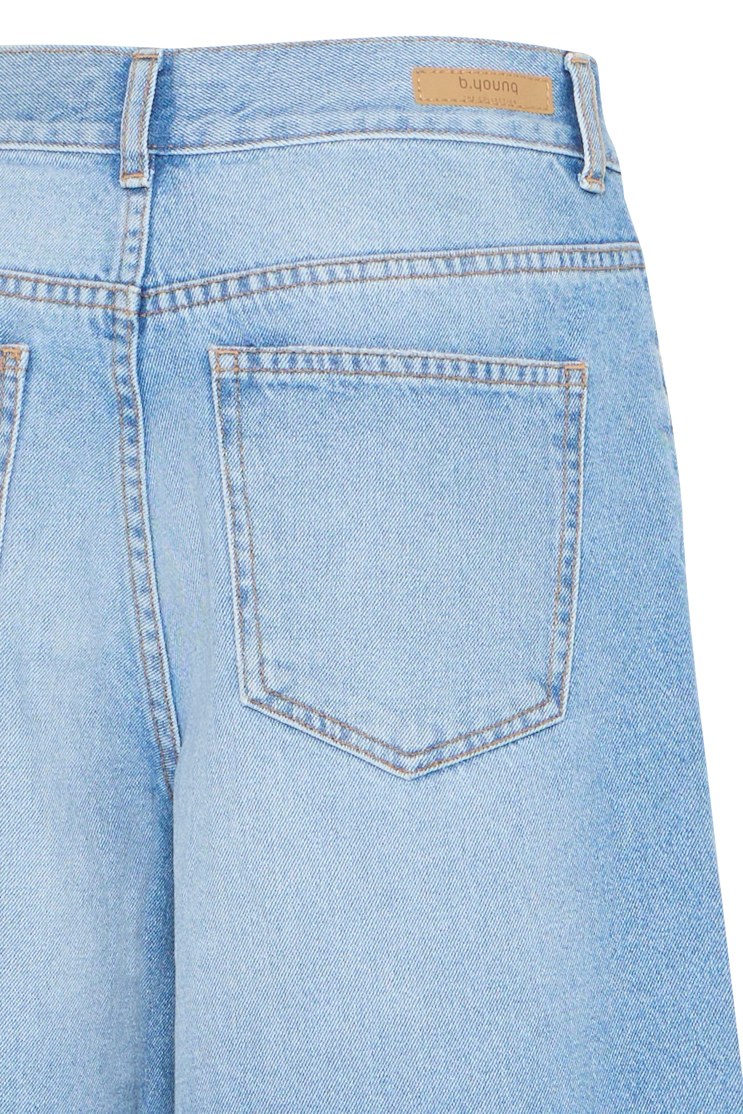 【BAON】Denka Bijo Washing Bermuda Denim Pants Lya Cropped Denim Bermuda Shorts | Mid Denim Wash | hush