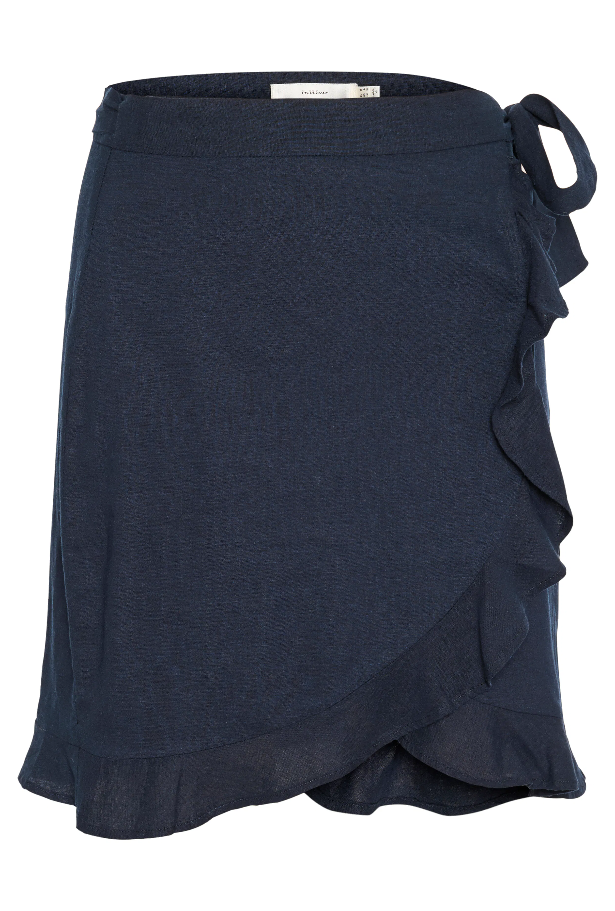 FaridaIW Linnen Rok PACK FRONT 30110440-300005