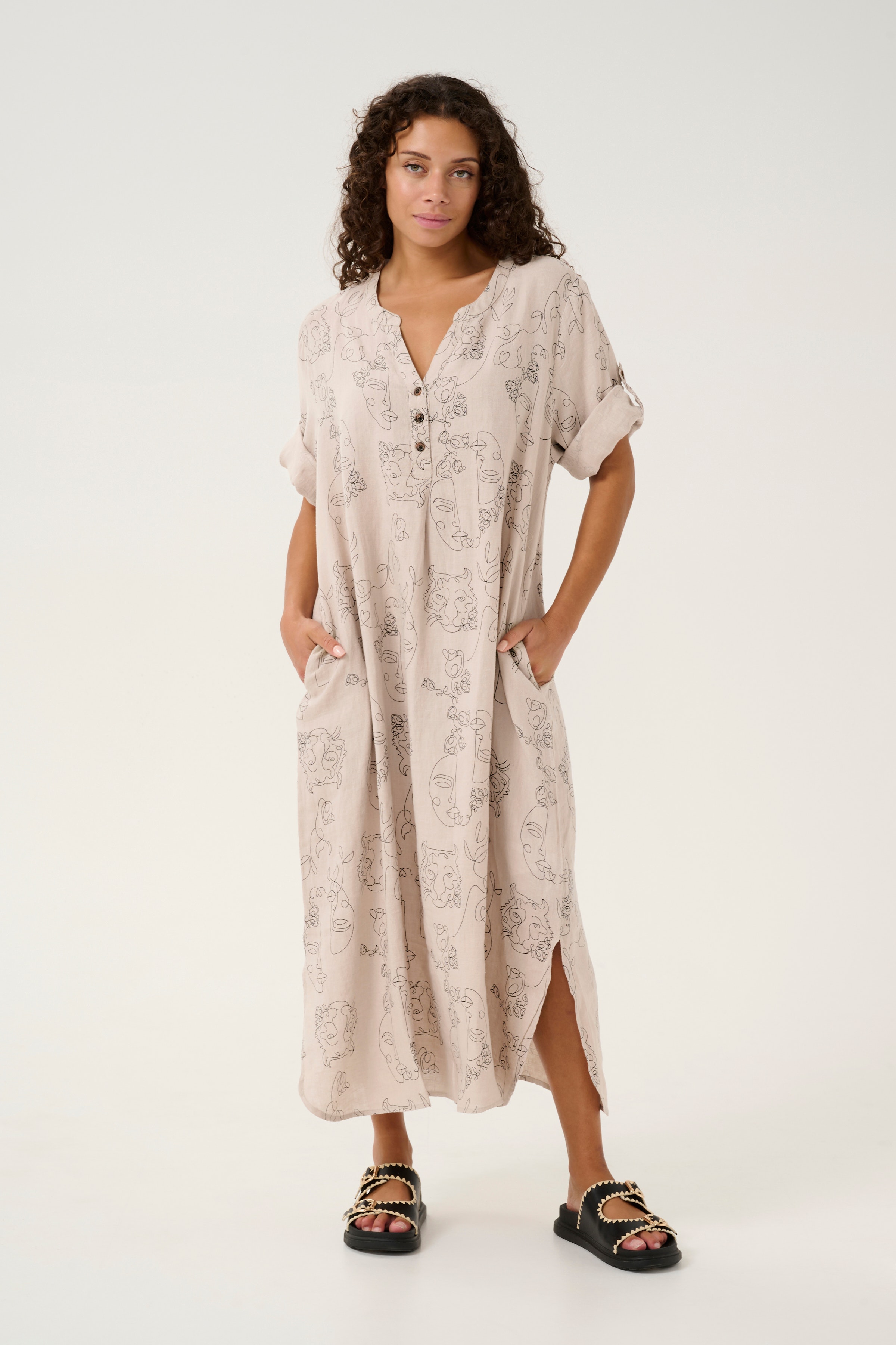 CRBellis Linen dress LOOKBOOK FRONT 10611577-105559