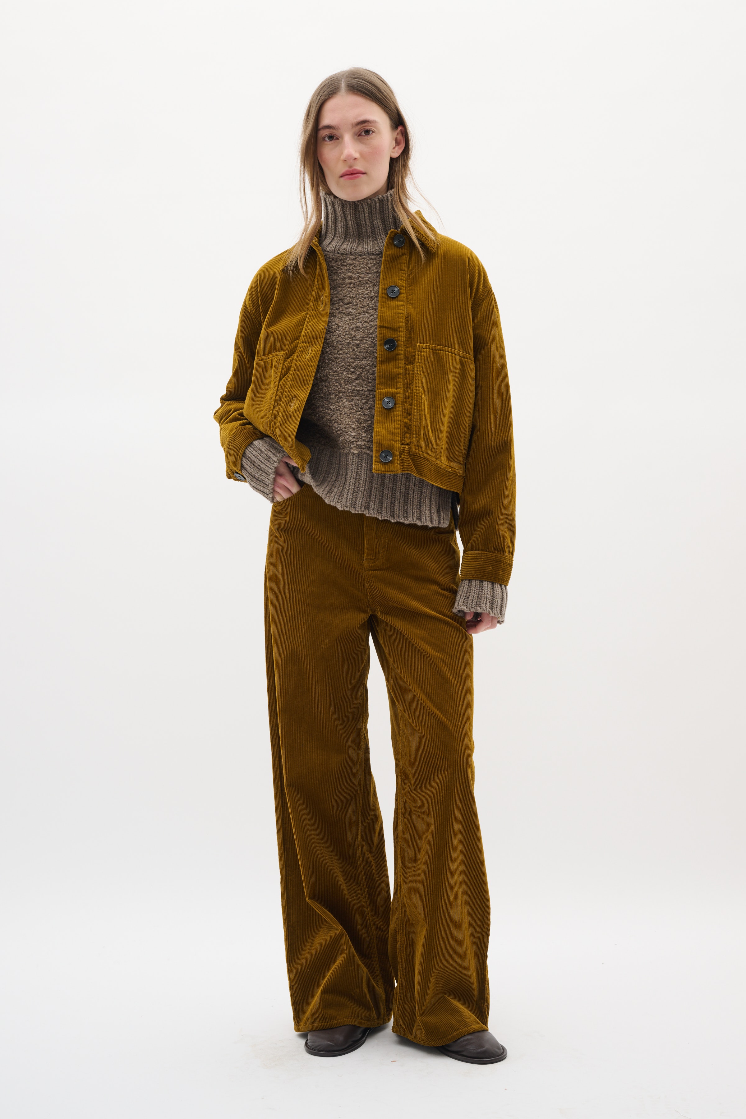 NanetteIW Wide Trousers LOOKBOOK FRONT 30110978-180840