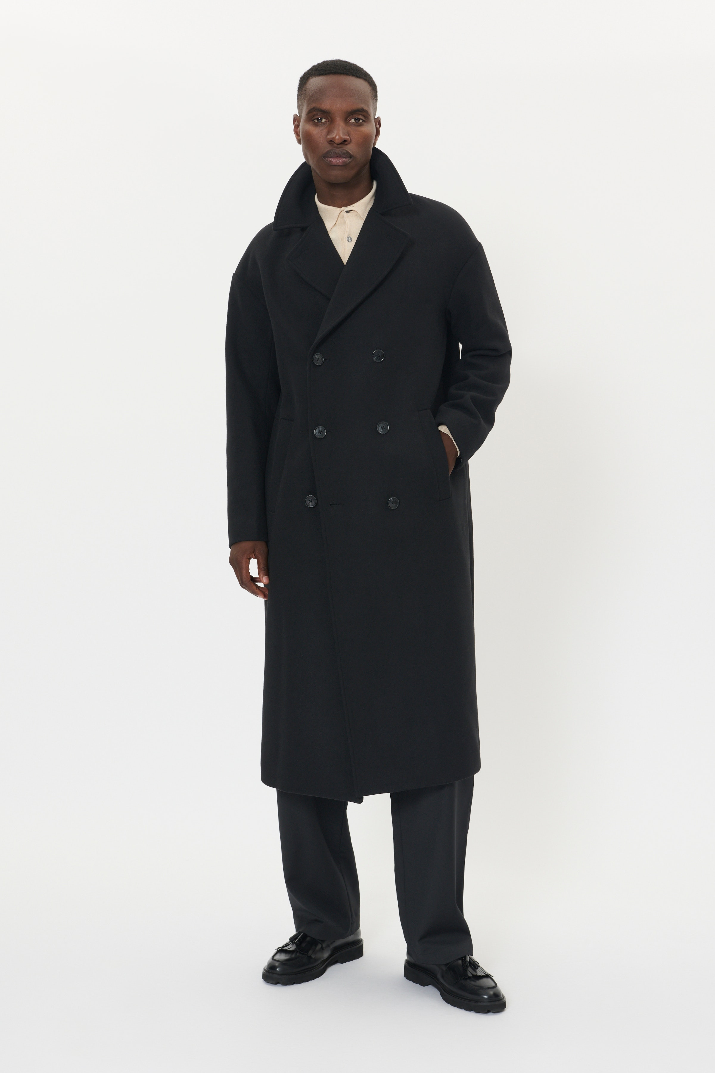 MABurnley Dobbelt­radet Uldfrakke LOOKBOOK FRONT 30208858-300275