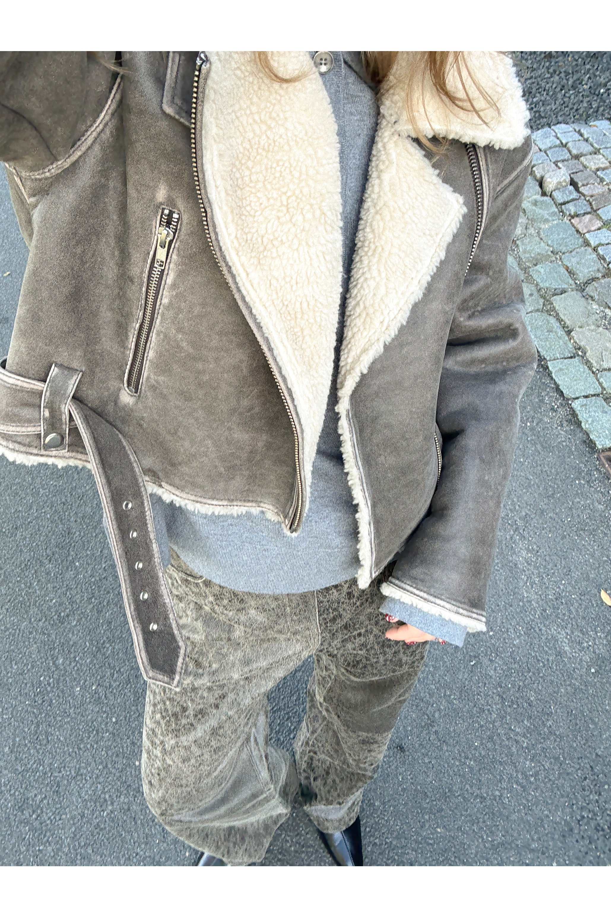 SLFiorella Læderjakke LOCATION NONE 30408556-304157