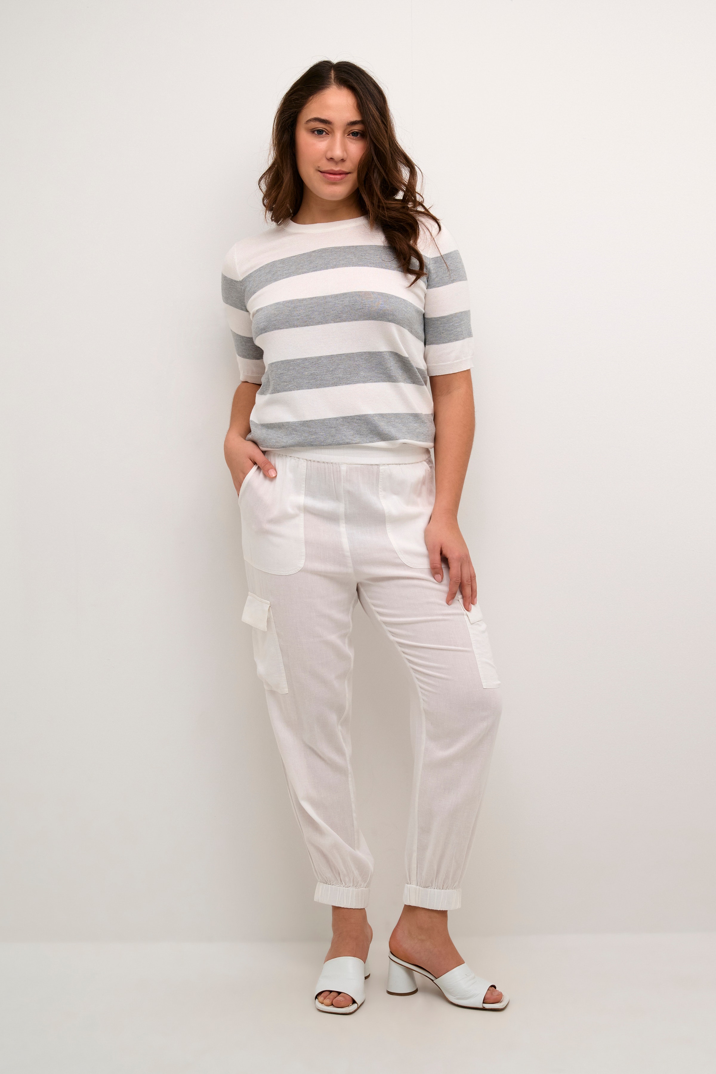 KAmilia Linen Trousers LOOKBOOK FRONT 10508429-110602