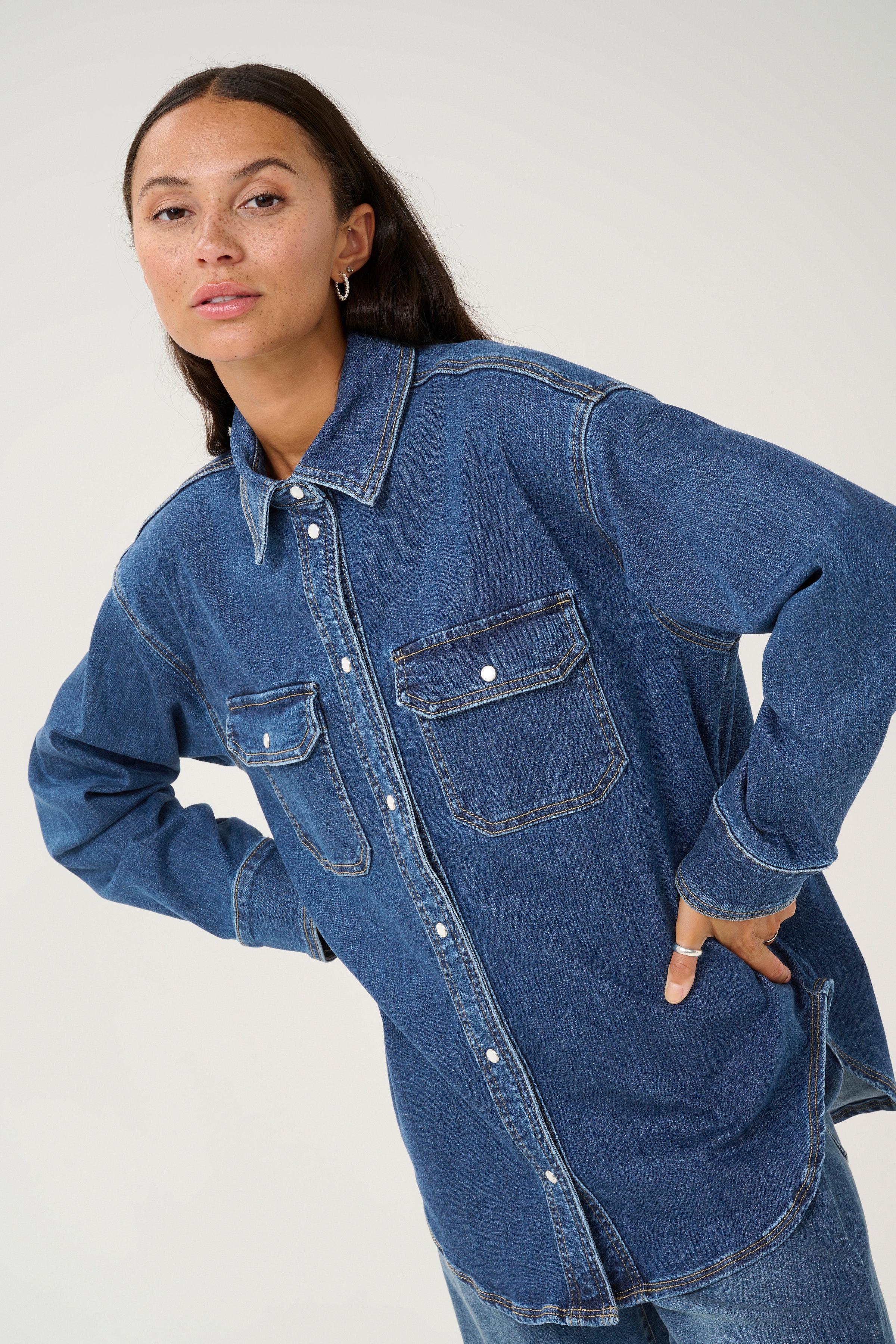 KAsinem Denimskjorte LOOKBOOK DETAIL 10509787-102272